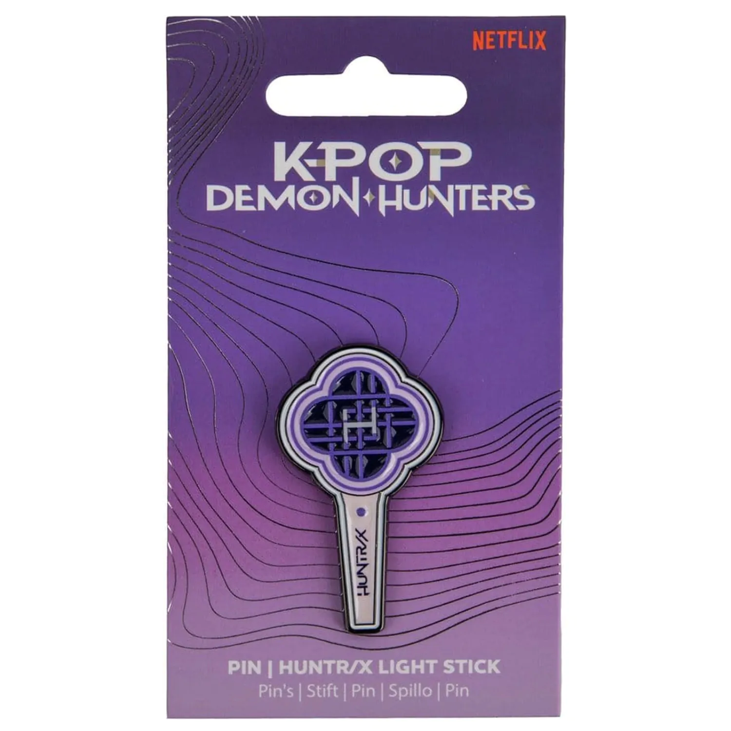 KPop Demon Hunters odznak HUNTR/X Light Stick produktová fotografia
