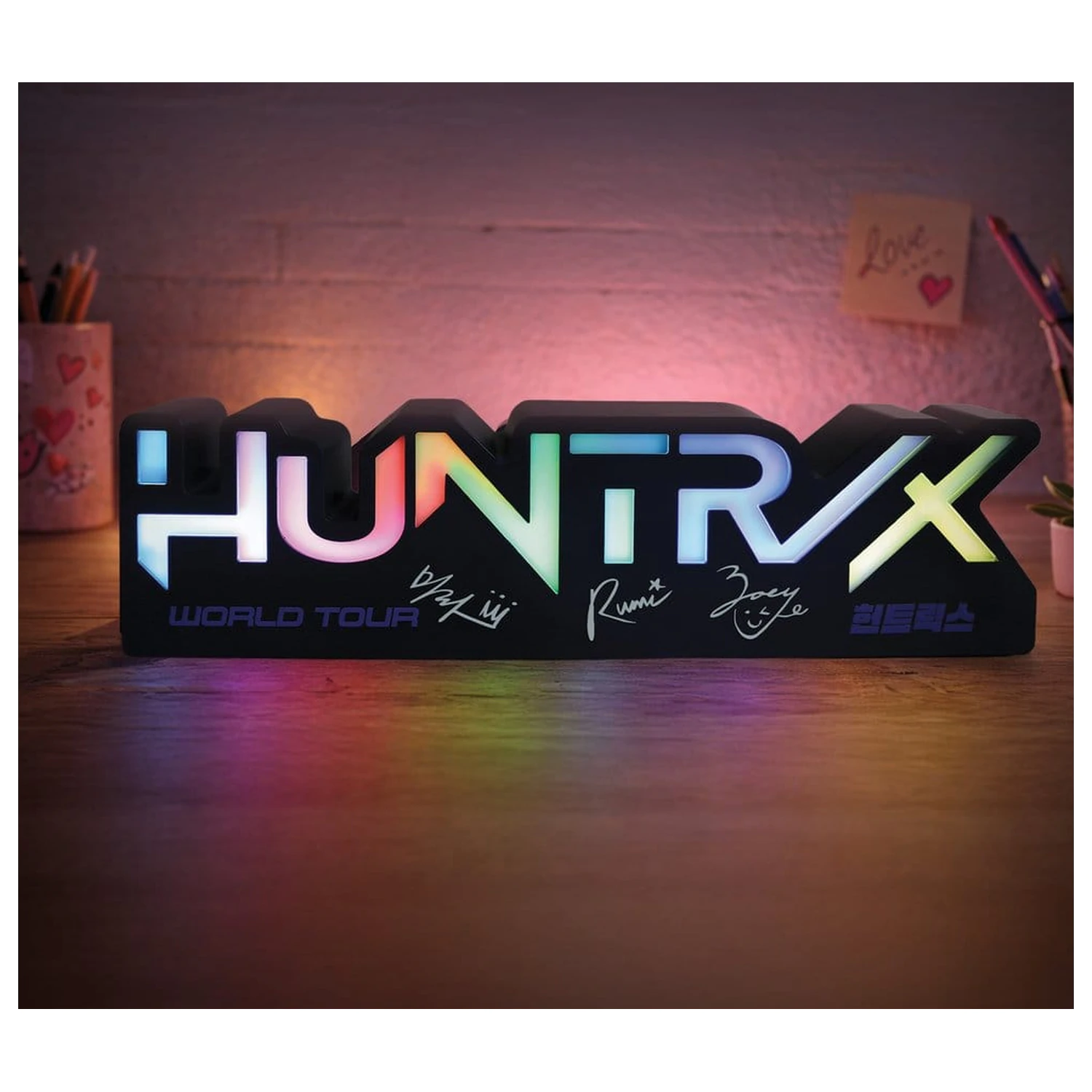 KPop Demon Hunters Lampa Huntr/x Logo produktová fotografia