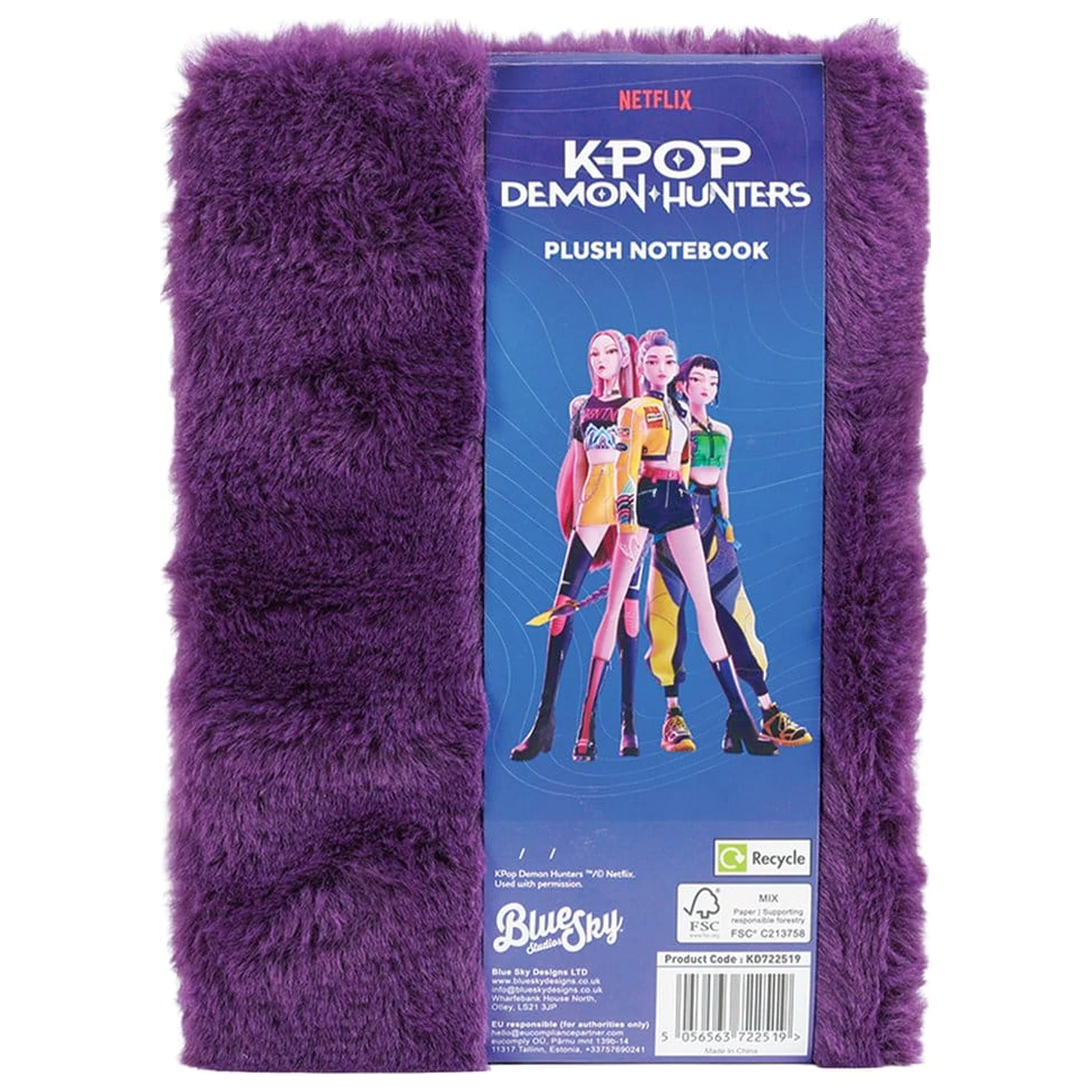 KPop Demon Hunters A5 Zápisník Huntr/x Plyš produktová fotografia