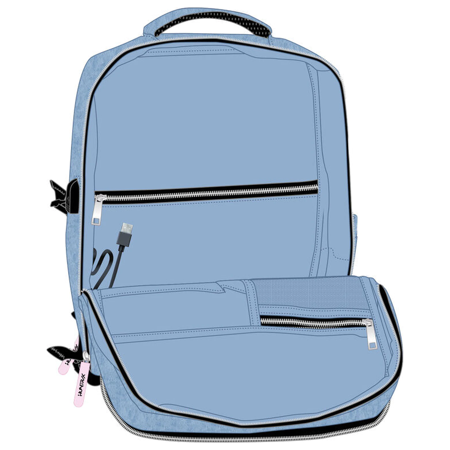 Kpop Demon Hunters Huntrix Cabin cestovný batoh 44 cm produktová fotografia