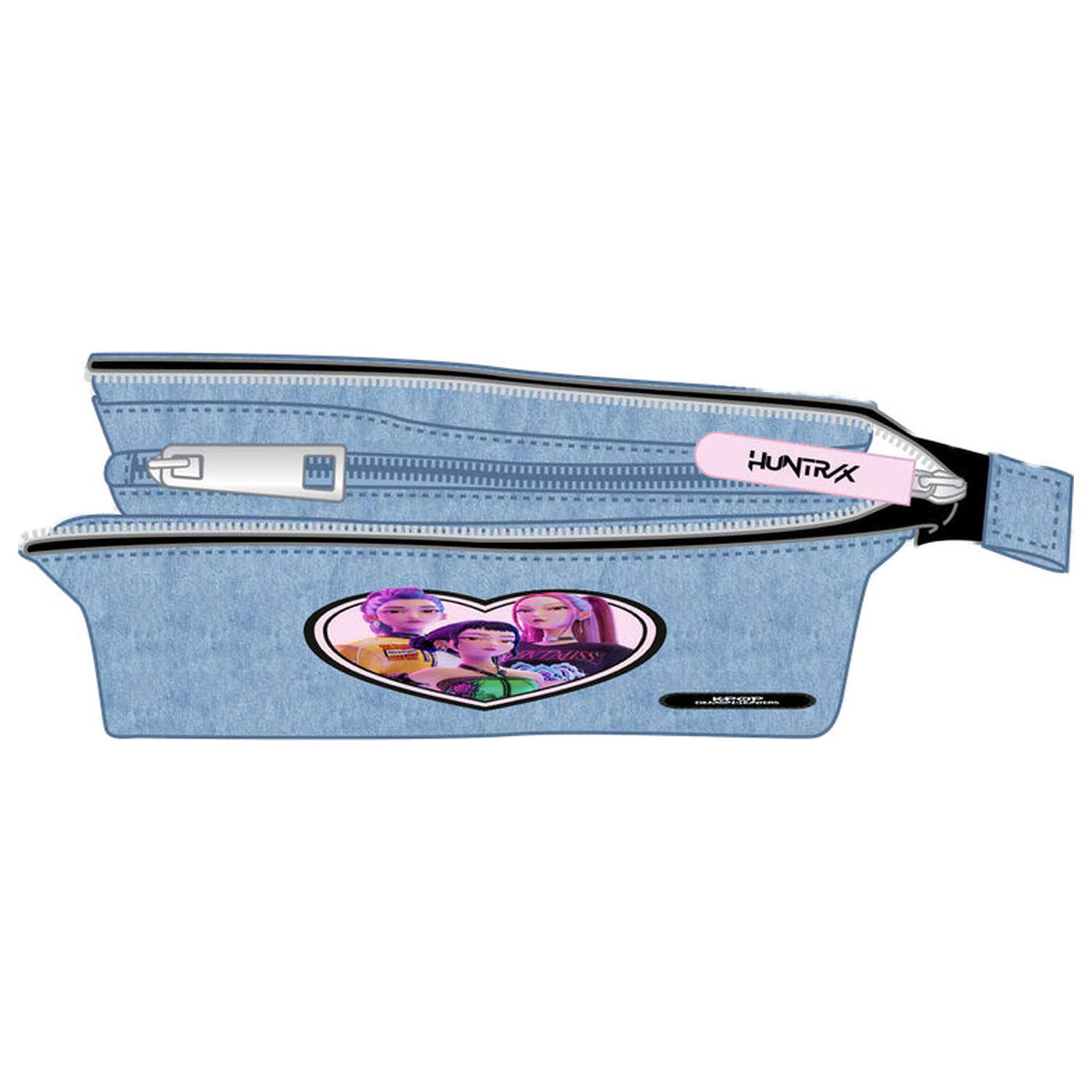 Kpop Demon Hunters Huntrix trojité puzdro na ceruzky produktová fotografia