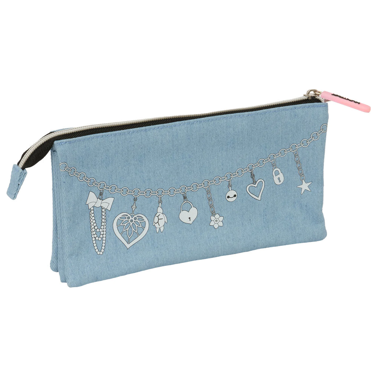 Kpop Demon Hunters Huntrix trojité puzdro na ceruzky produktová fotografia