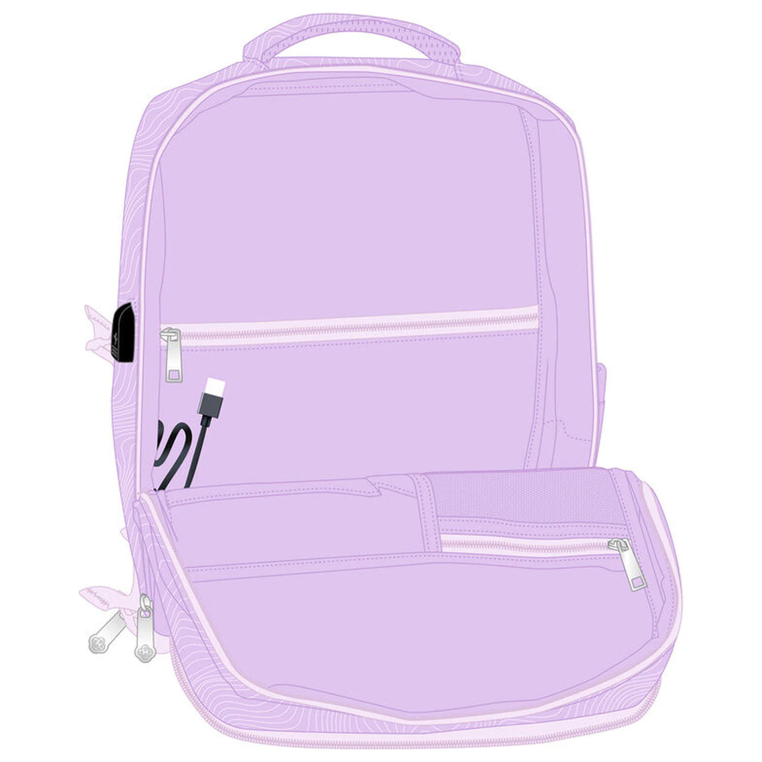 Demon Hunters Kpop Iconic Cabin cestovný batoh 44 cm produktová fotografia