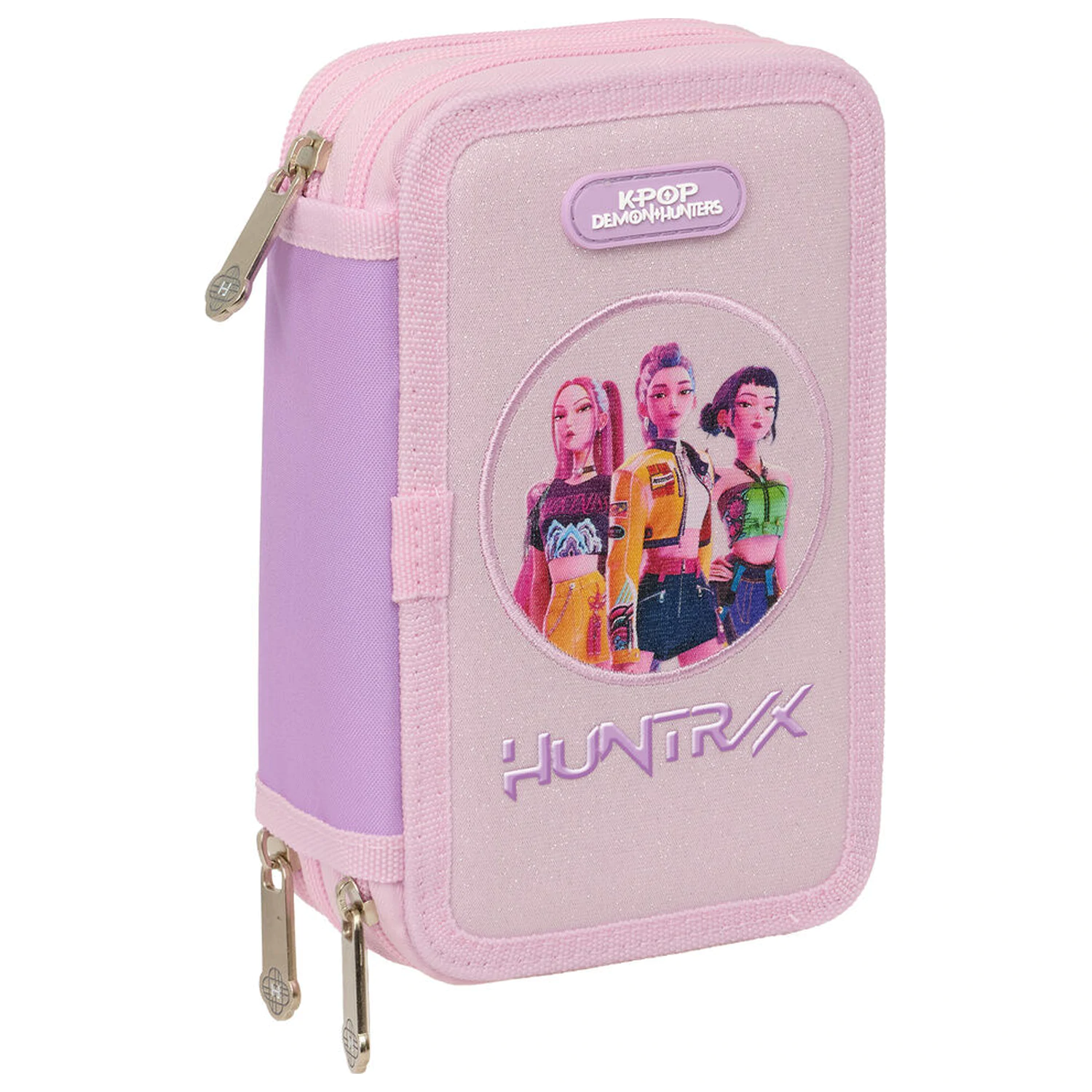 Kpop Demon Hunters Ikonické trojité puzdro na ceruzky 37 ks produktová fotografia