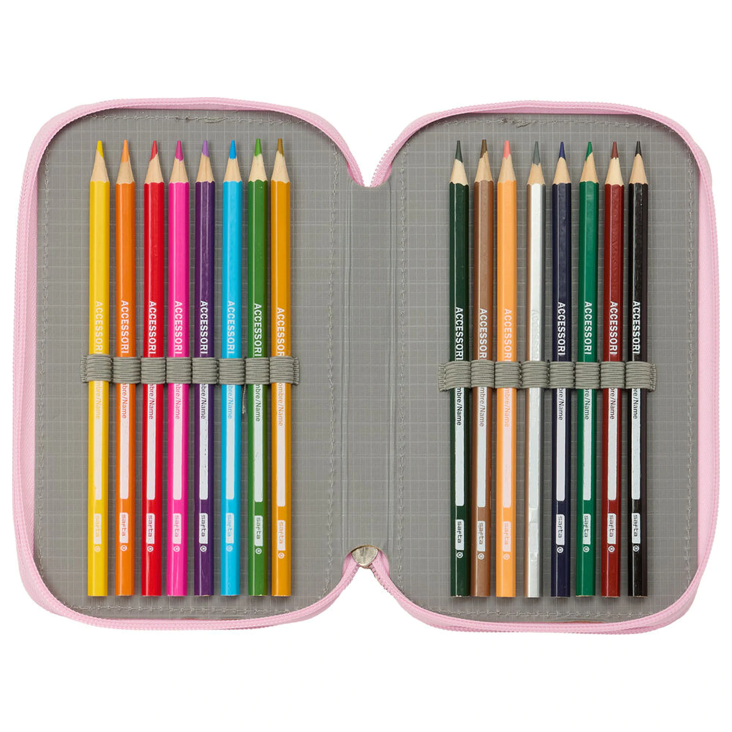 Kpop Demon Hunters Ikonické trojité puzdro na ceruzky 37 ks produktová fotografia