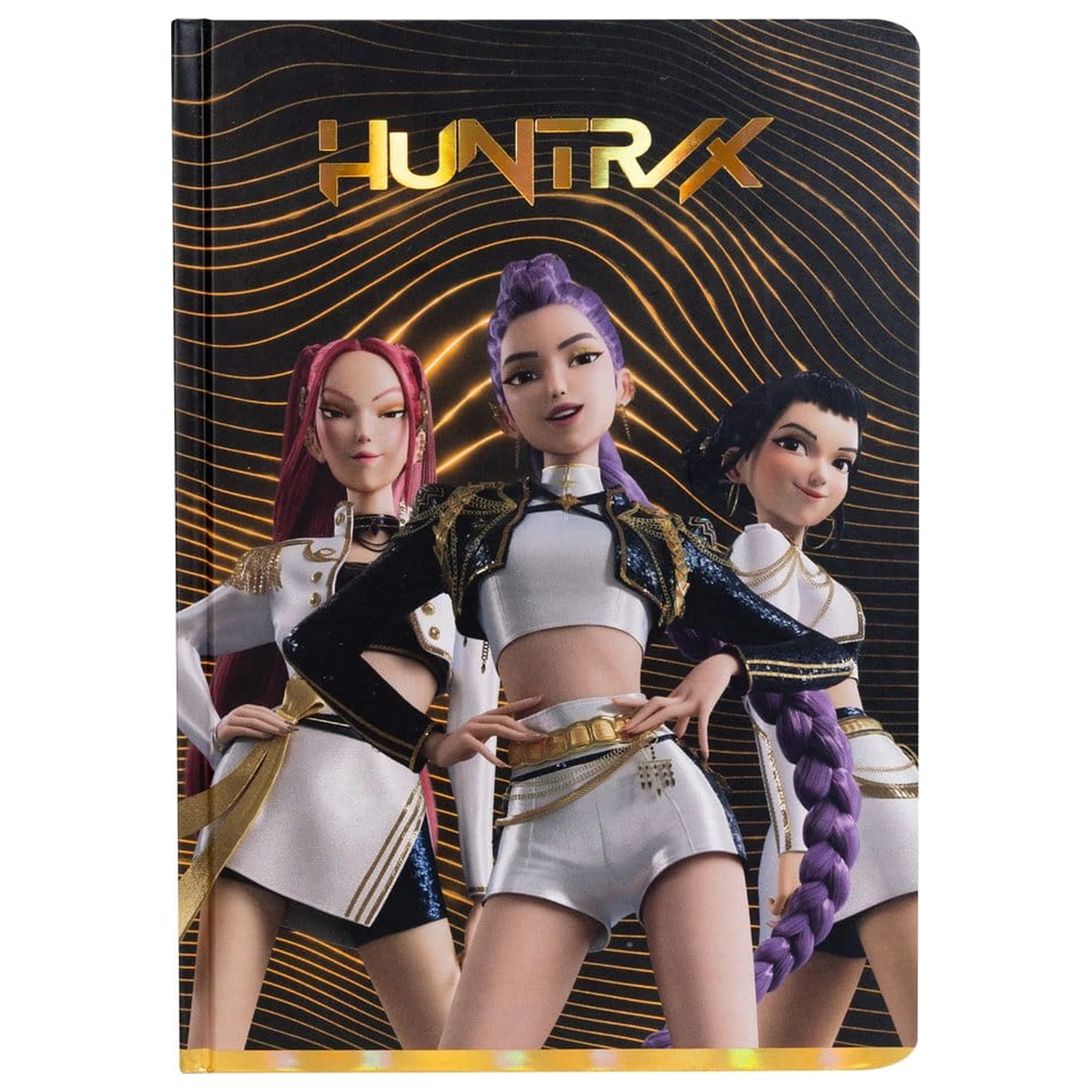 KPop Demon Hunters Notebook Darčeková súprava Golden produktová fotografia