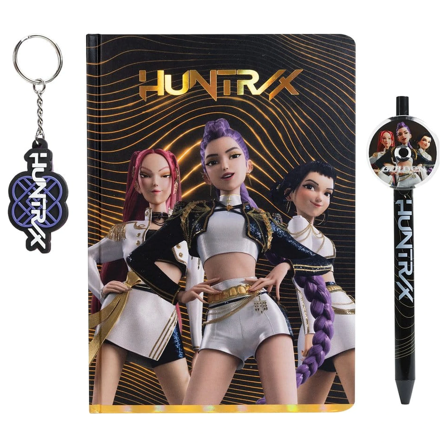 KPop Demon Hunters Notebook Darčeková súprava Golden produktová fotografia