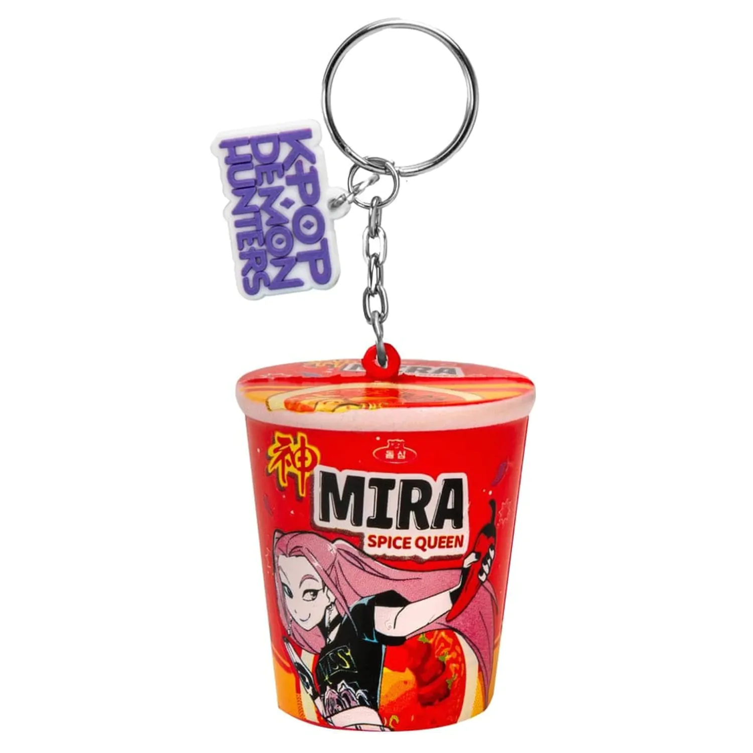 KPop Demon Hunters squishy kľúčenka Mira Spice Queen Noodles produktová fotografia