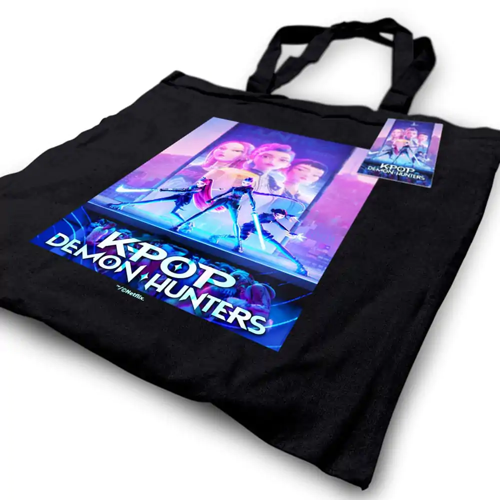 KPop Demon Hunters Tote Bag Movie Key Art Taška produktová fotografia