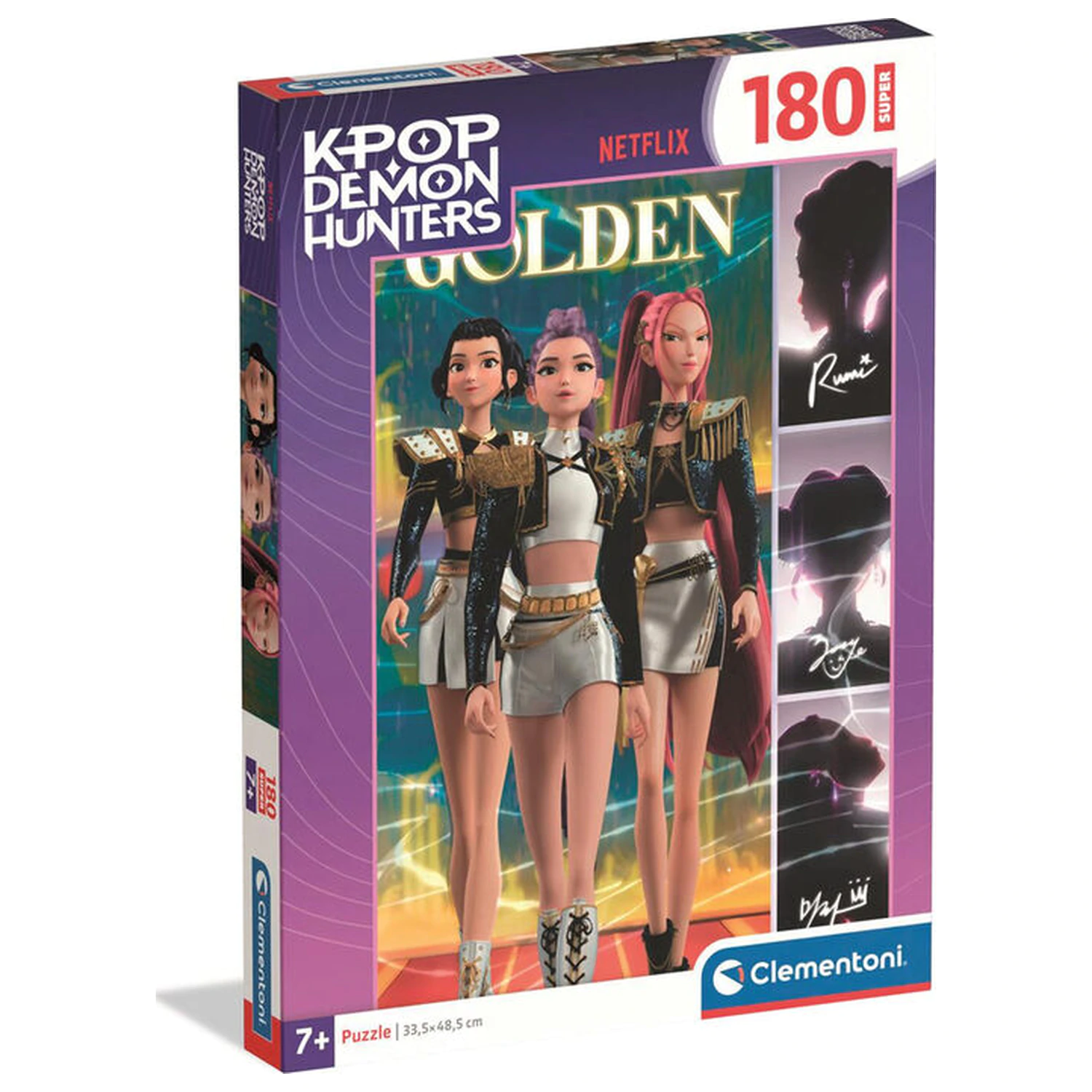 Kpop Demon Hunters puzzle 180 kusov produktová fotografia