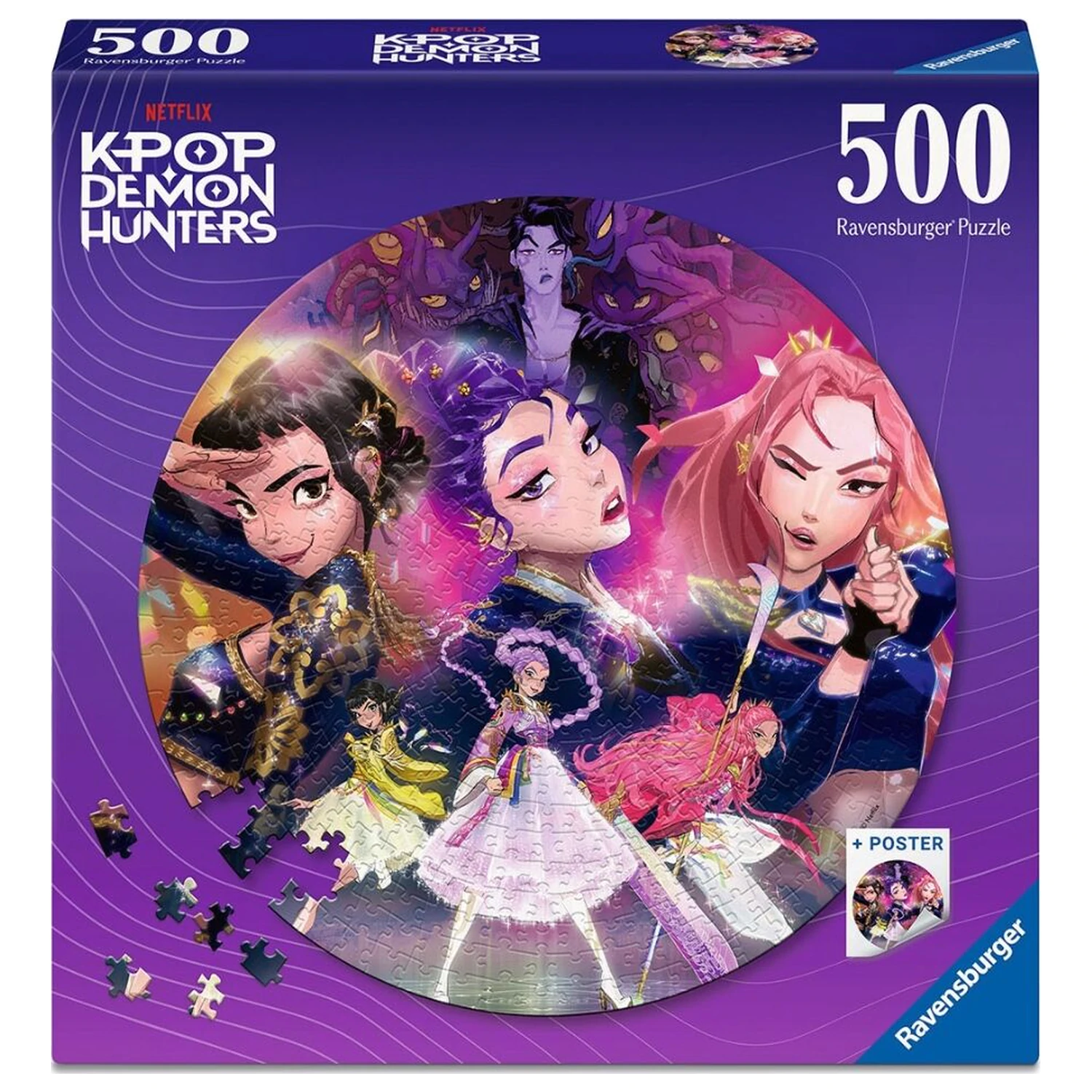 Kpop Demon Hunters puzzle 500 ks produktová fotografia