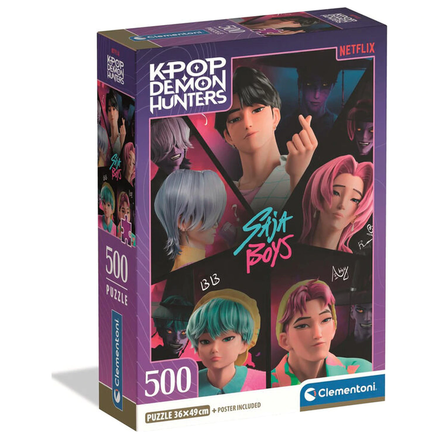 Kpop Demon Hunters puzzle 500 ks produktová fotografia