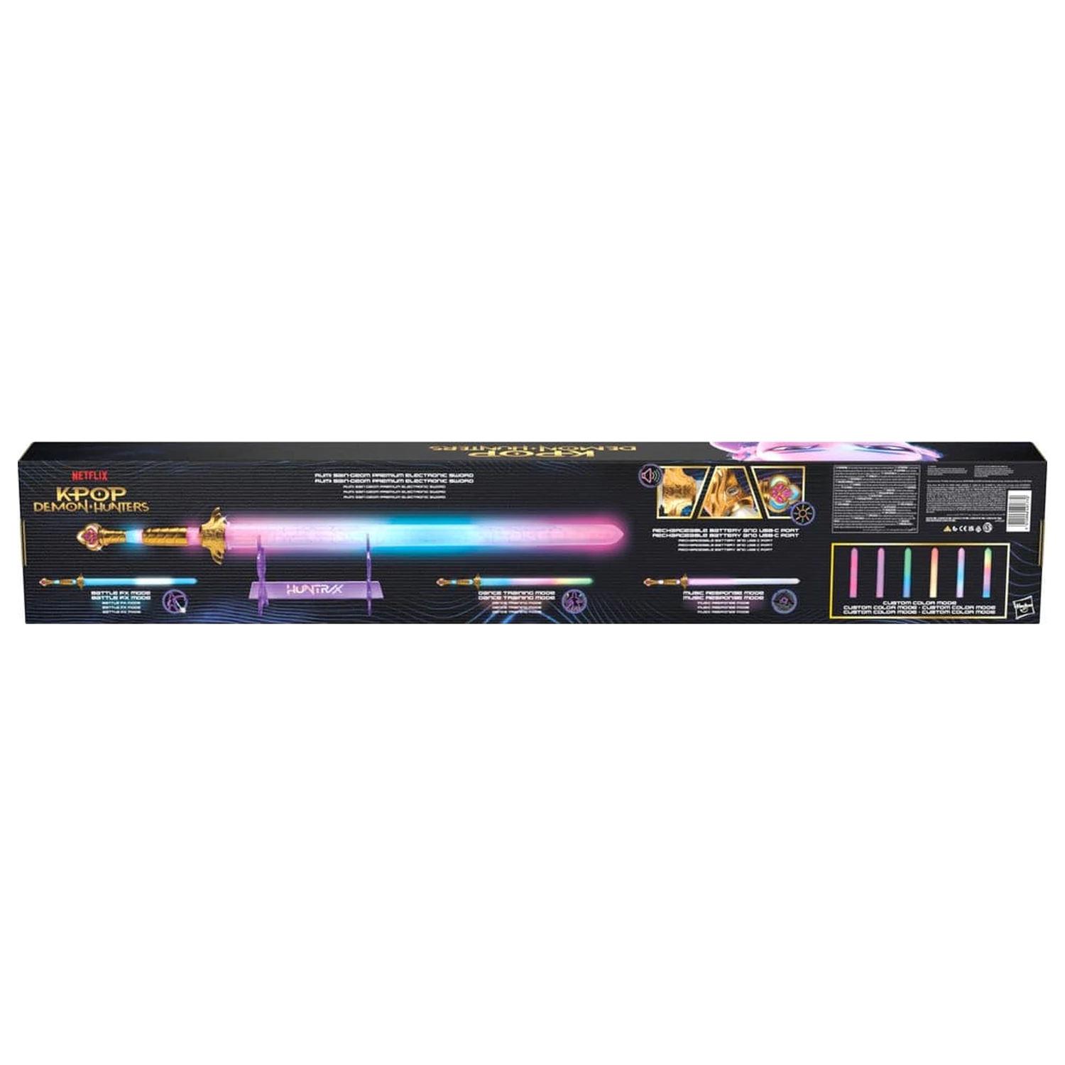 KPop Demon Hunters Rumi Sain-Geom Premium elektronický meč produktová fotografia