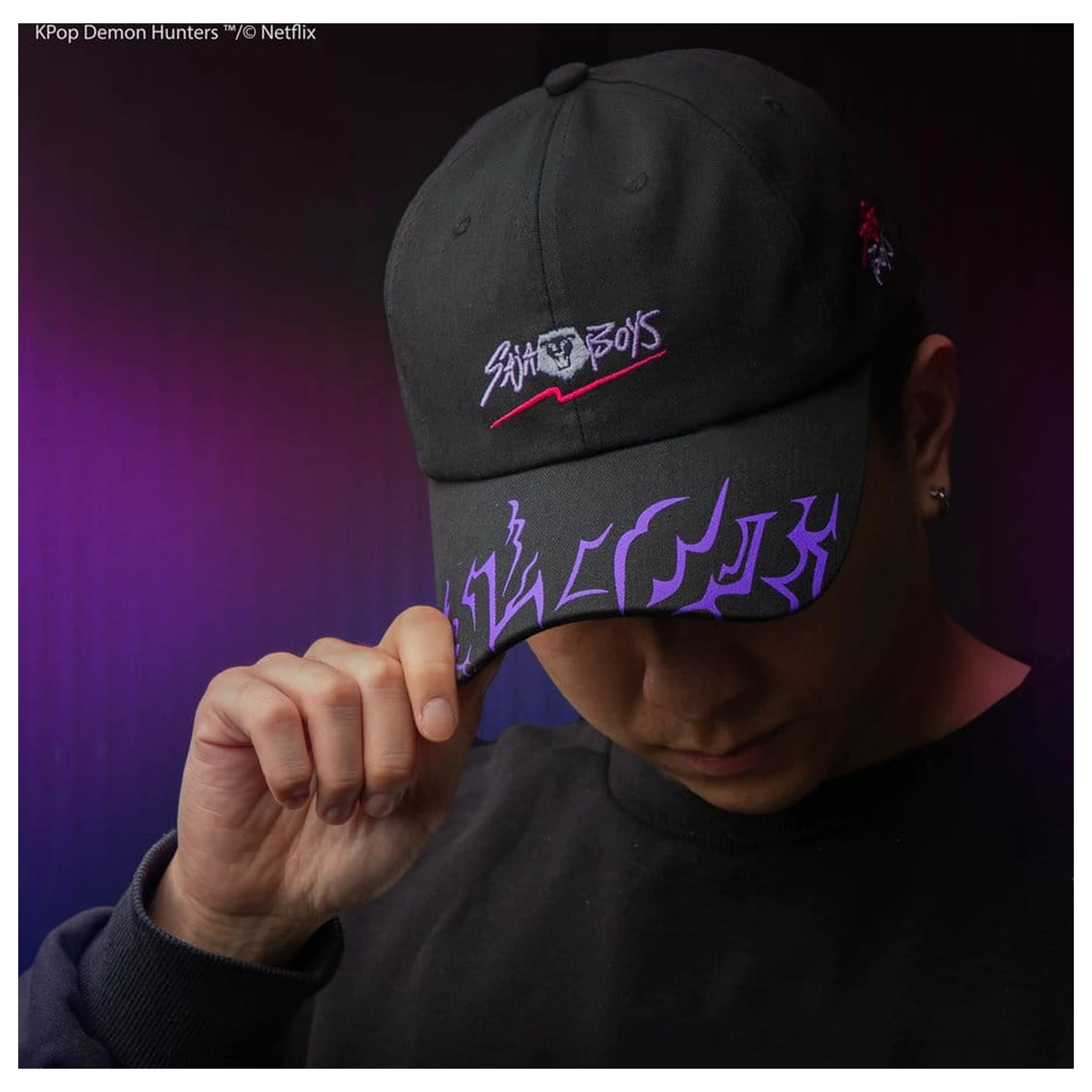 KPop Demon Hunters Baseballová čiapka Saja boys produktová fotografia