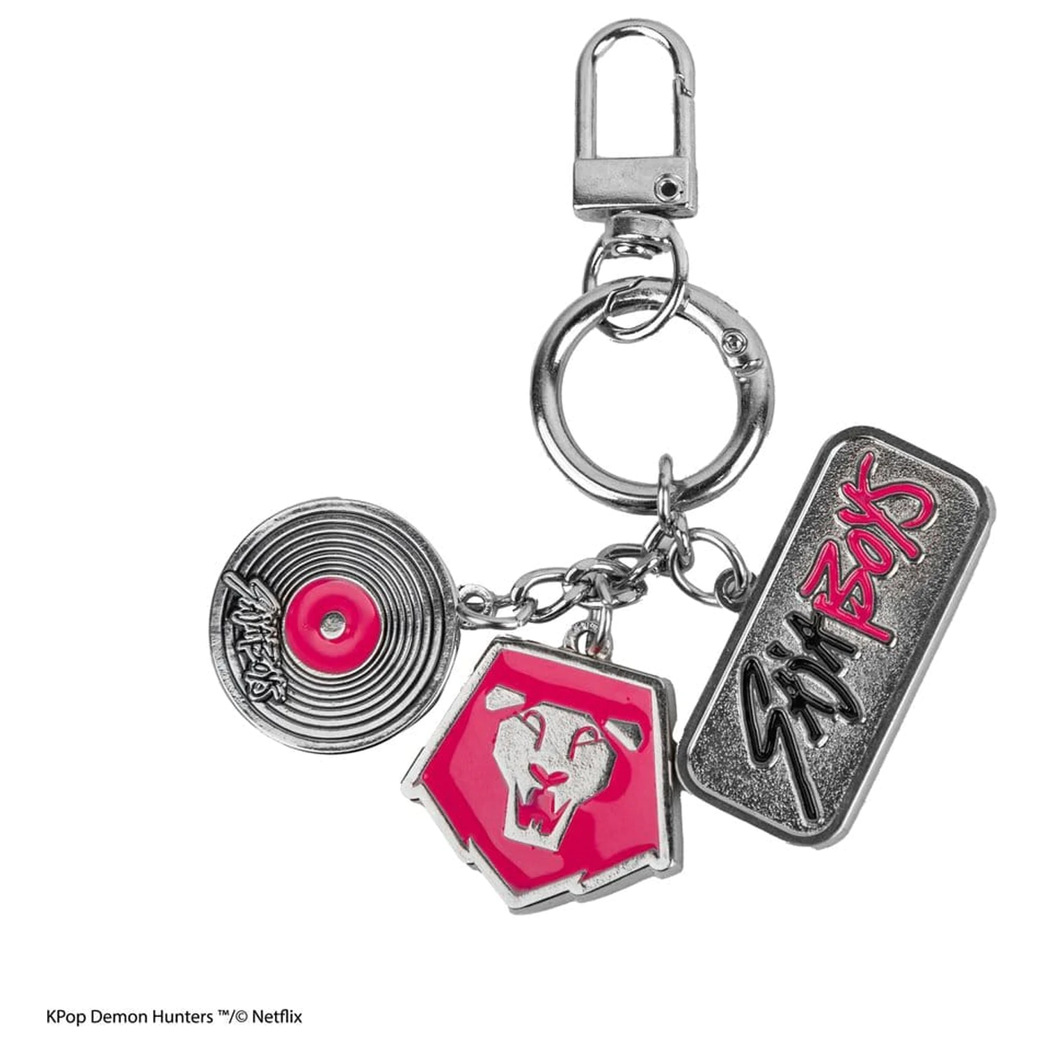 KPop Demon Hunters Charm prívesok na kľúče Saja Boys produktová fotografia