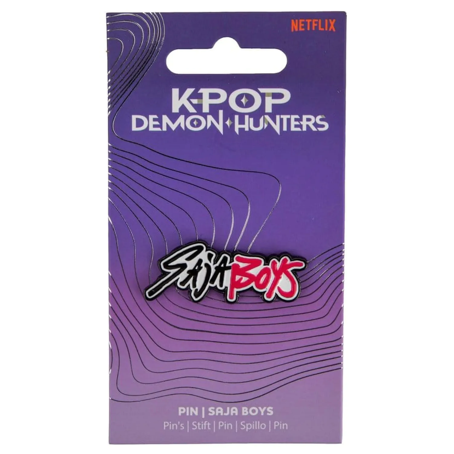 KPop Demon Hunters odznaky Saja Boys produktová fotografia