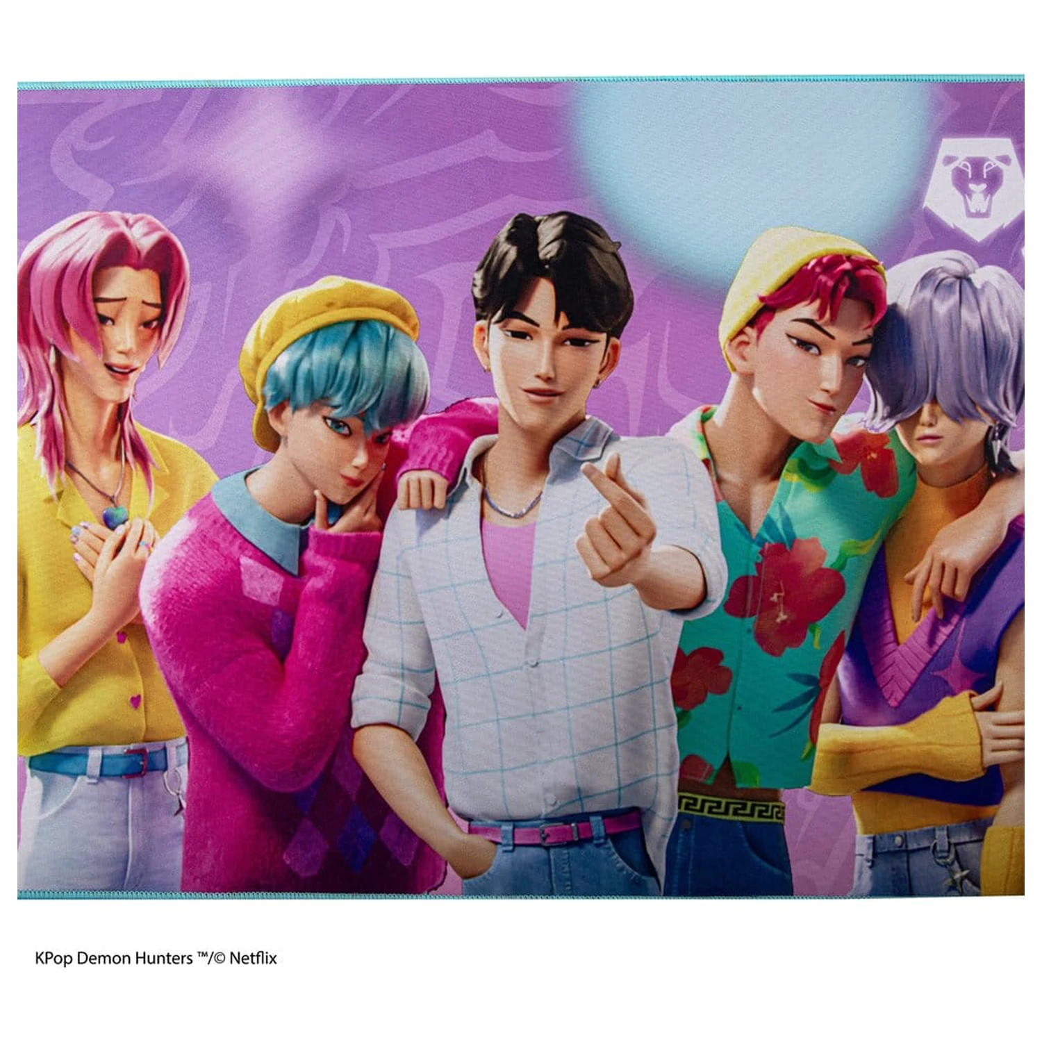 KPop Demon Hunters Podložka na stôl Saja Boys XL produktová fotografia
