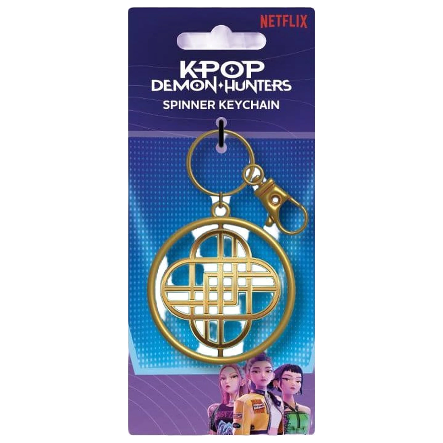 KPop Demon Hunters Spinner kľúčenka Golden produktová fotografia