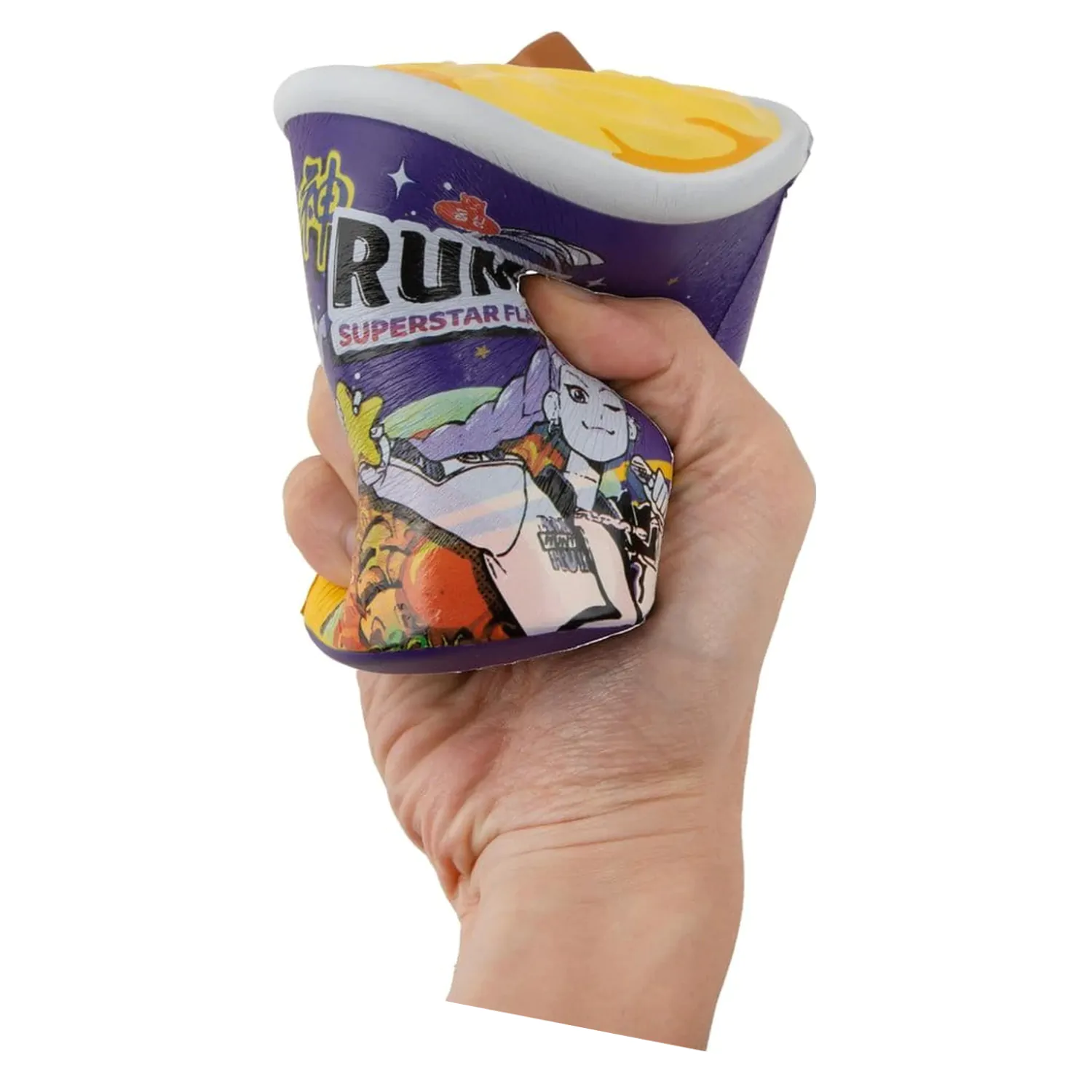 KPop Demon Hunters Squishy antistresová figúrka Rumi Superstar Flavor Noodles produktová fotografia