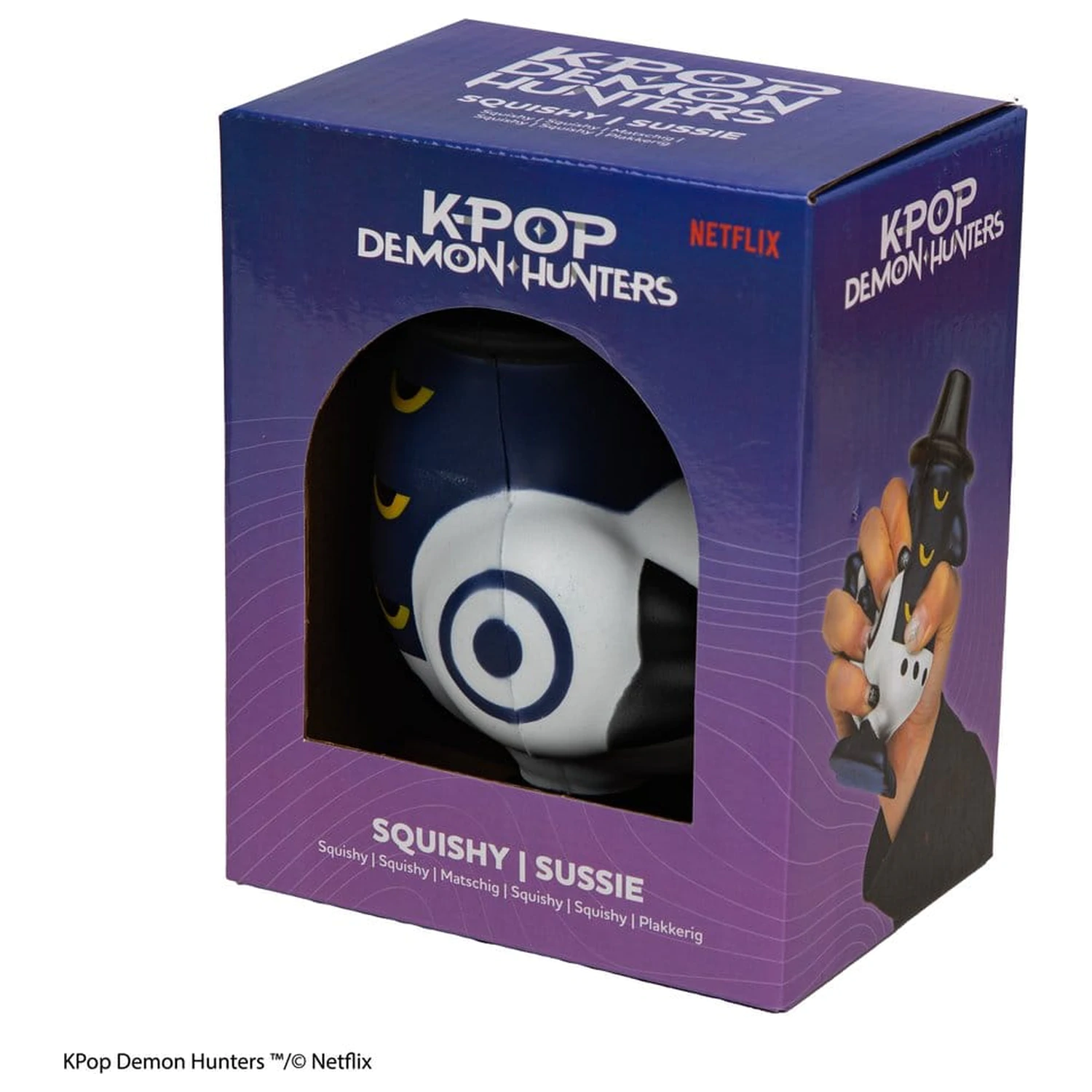 KPop Demon Hunters Squishy antistresová figúrka Sussie produktová fotografia