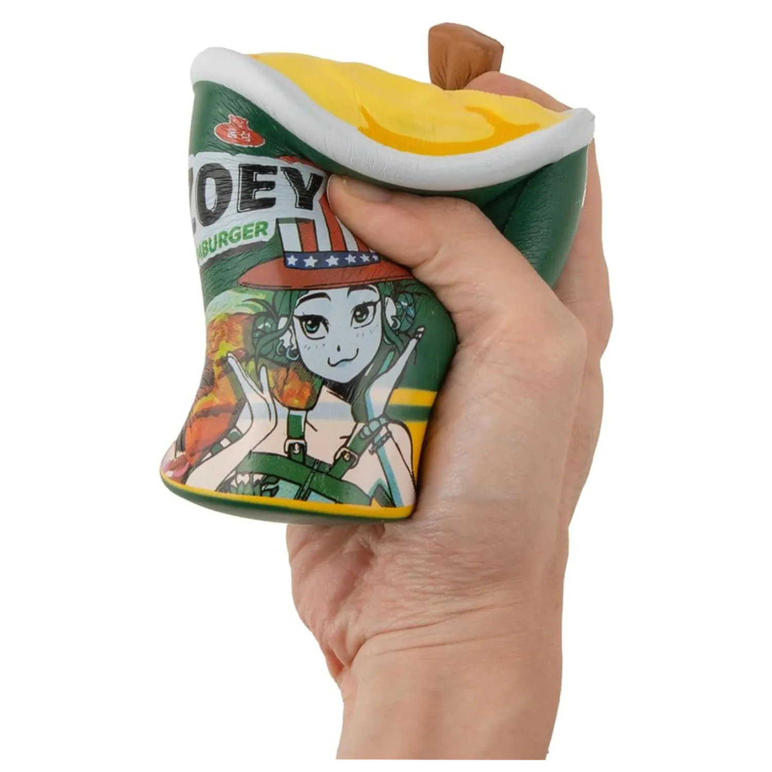 KPop Demon Hunters Squishy antistresová figúrka Zoey Hamburger Noodles produktová fotografia