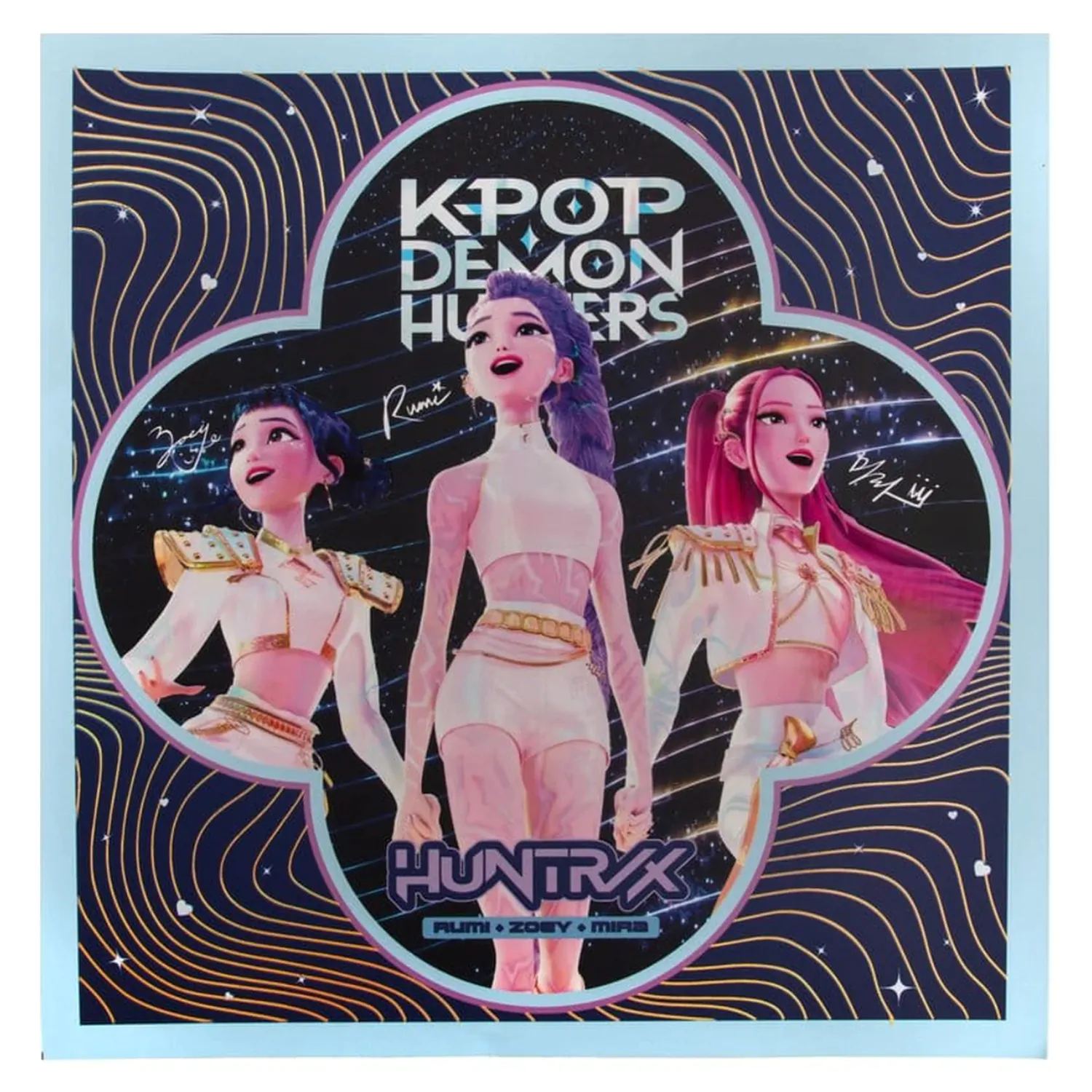 KPop Demon Hunters javiskový adventný kalendár 2026 produktová fotografia
