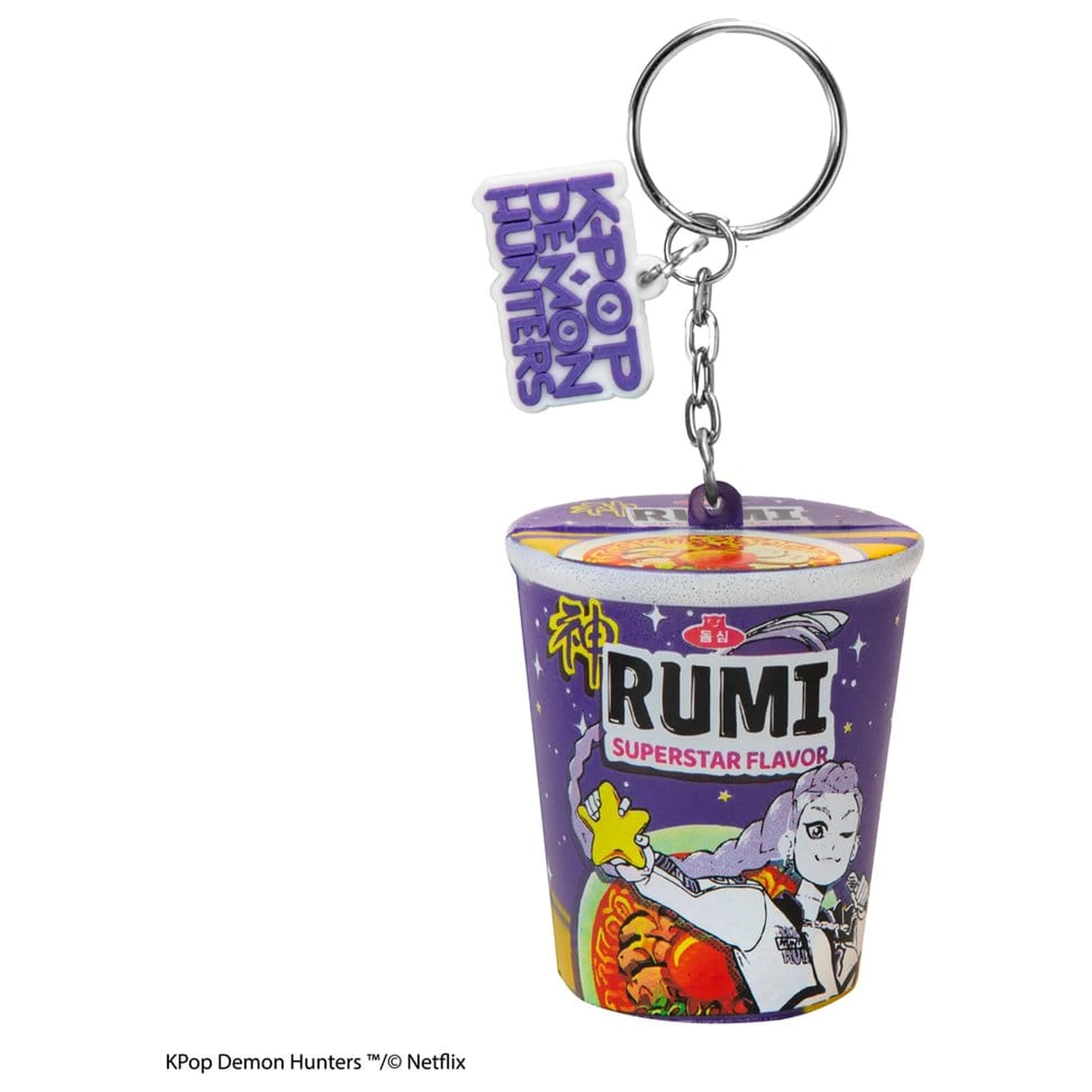 KPop Demon Hunters Squishy kľúčenka Rumi Superstar Flavor Noodles produktová fotografia