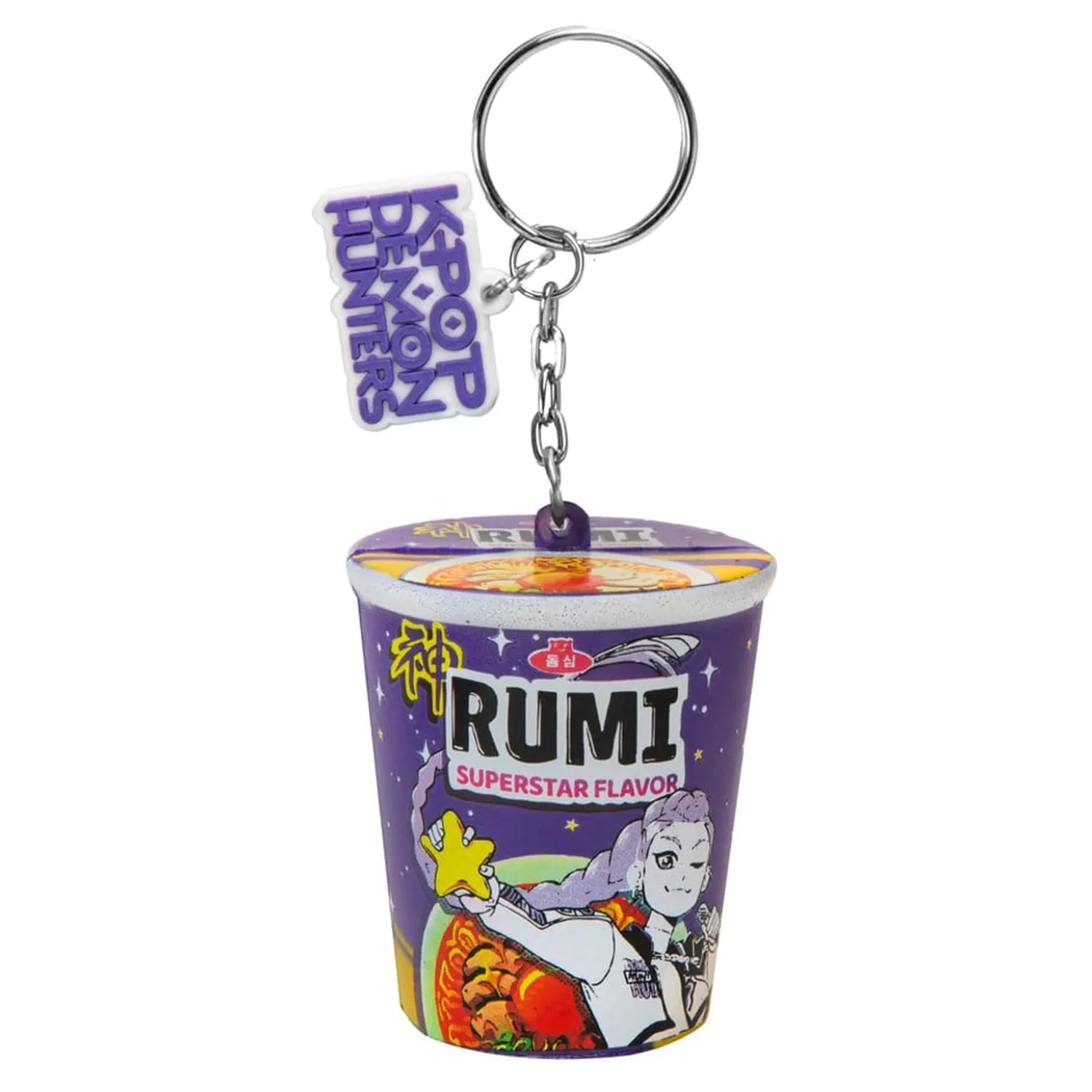 KPop Demon Hunters Squishy kľúčenka Rumi Superstar Flavor Noodles produktová fotografia