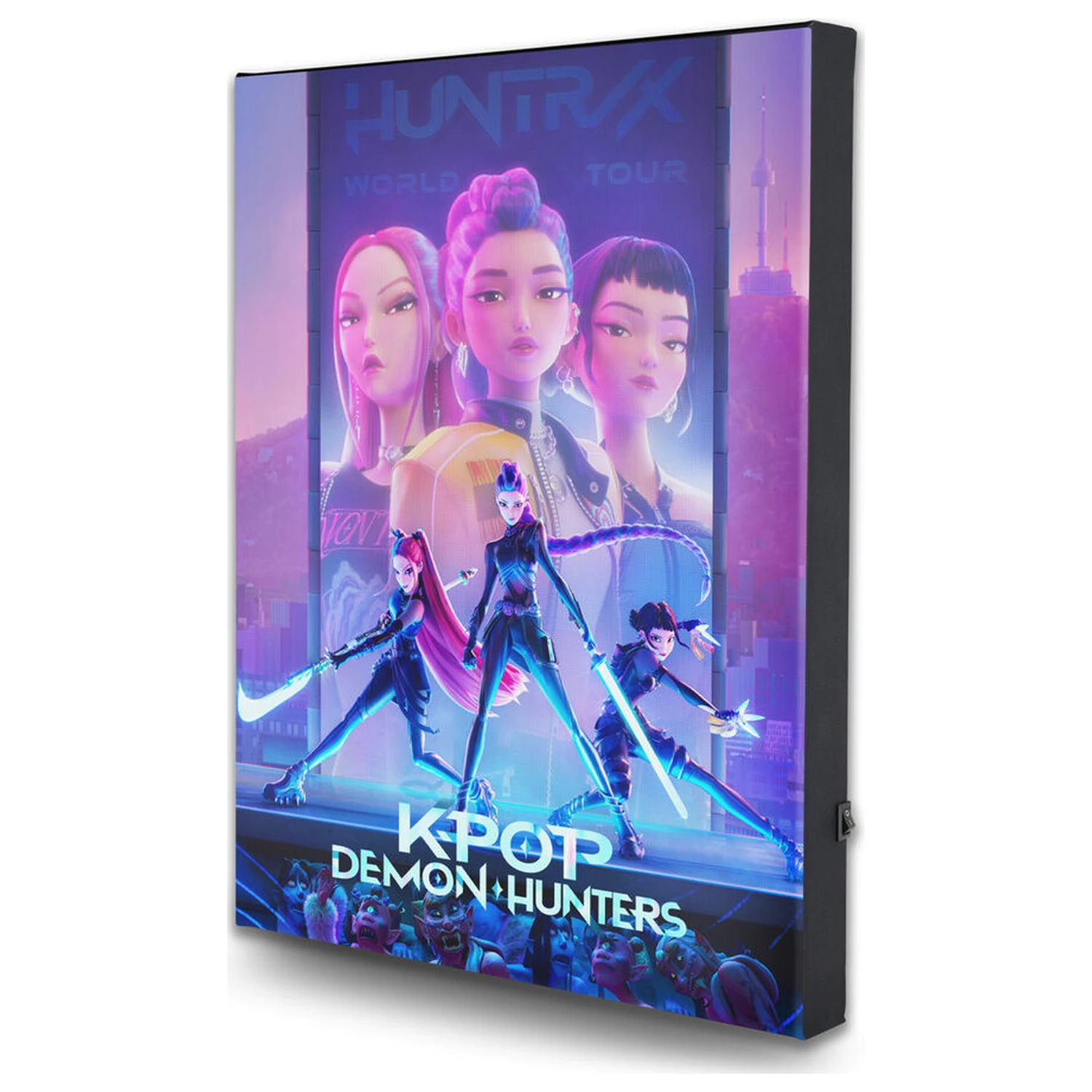 KPop Demon Hunters Svietiace plátno produktová fotografia