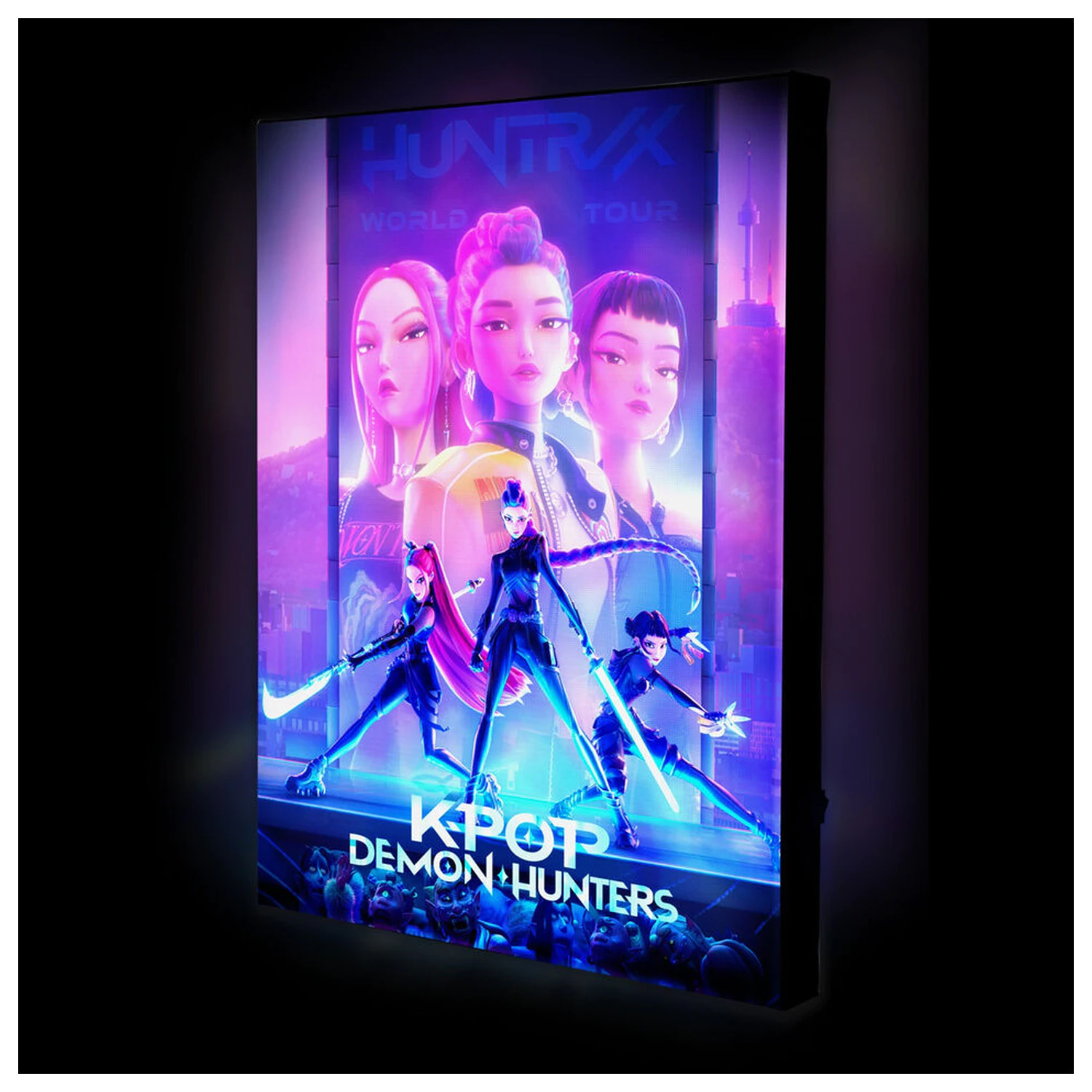 KPop Demon Hunters Svietiace plátno produktová fotografia