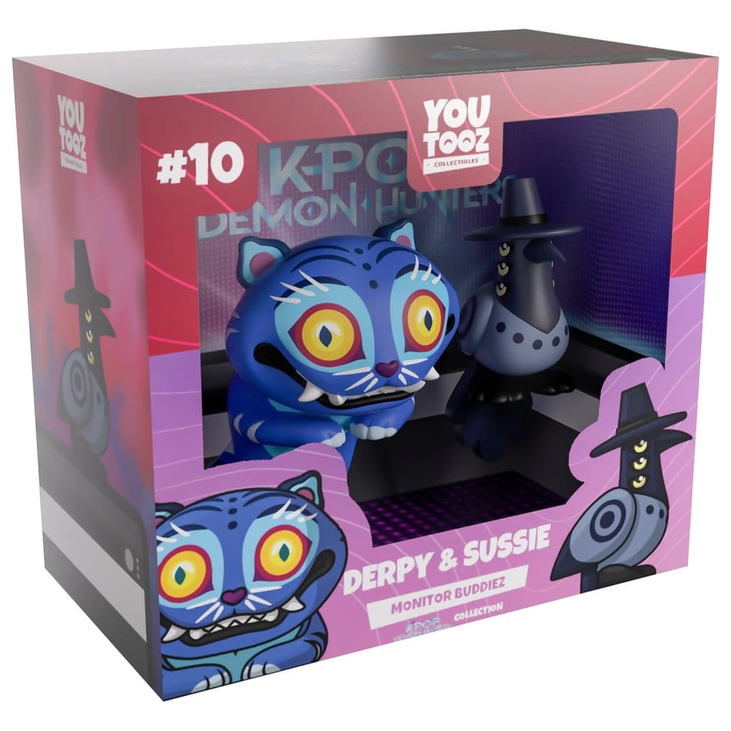 KPop Demon Hunters Vinylové figúrky Derpy & Sussie Monitor Buddiez 6-8 cm produktová fotografia