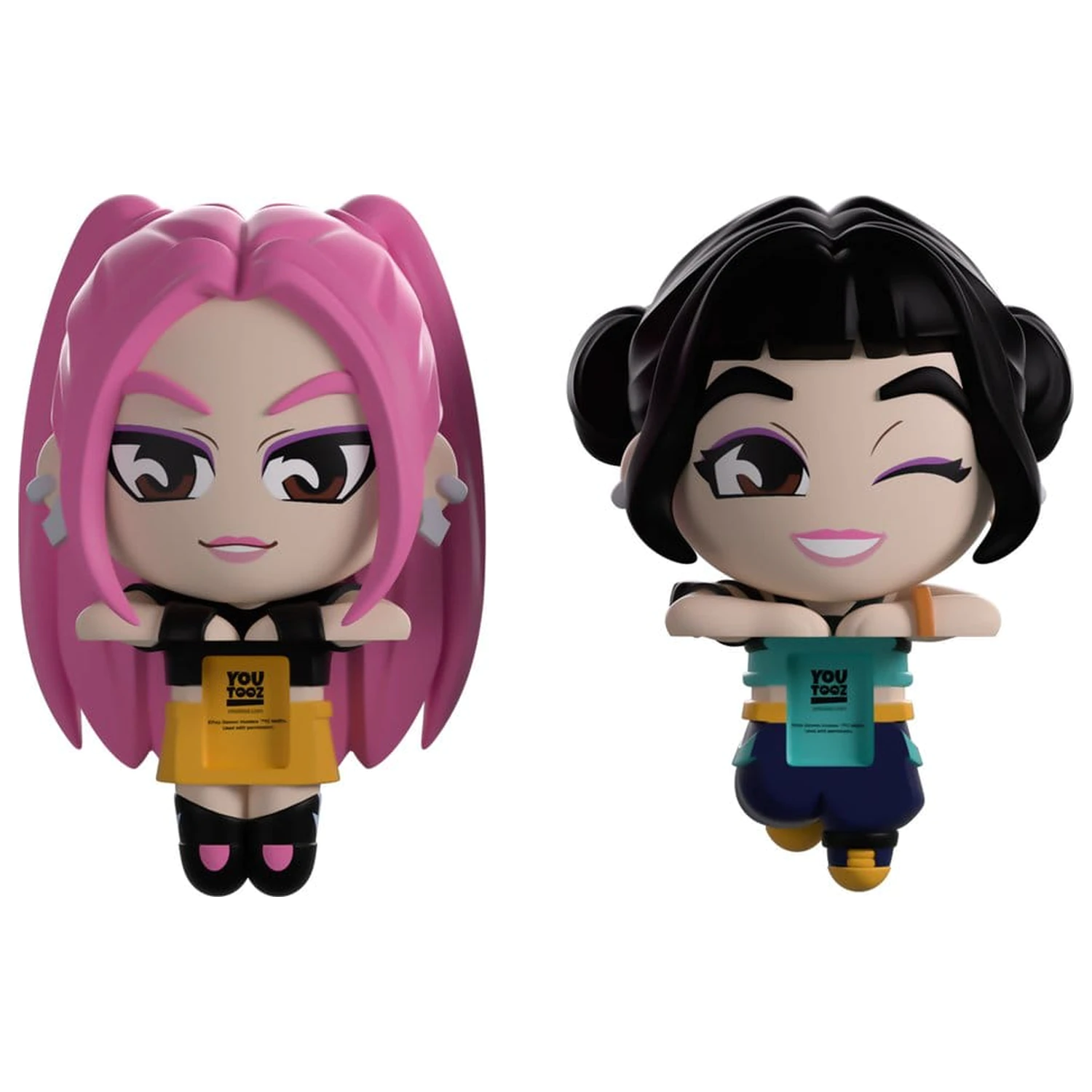 KPop Demon Hunters Vinylové figúrky Mira & Zoey Monitor Buddiez 6 cm produktová fotografia
