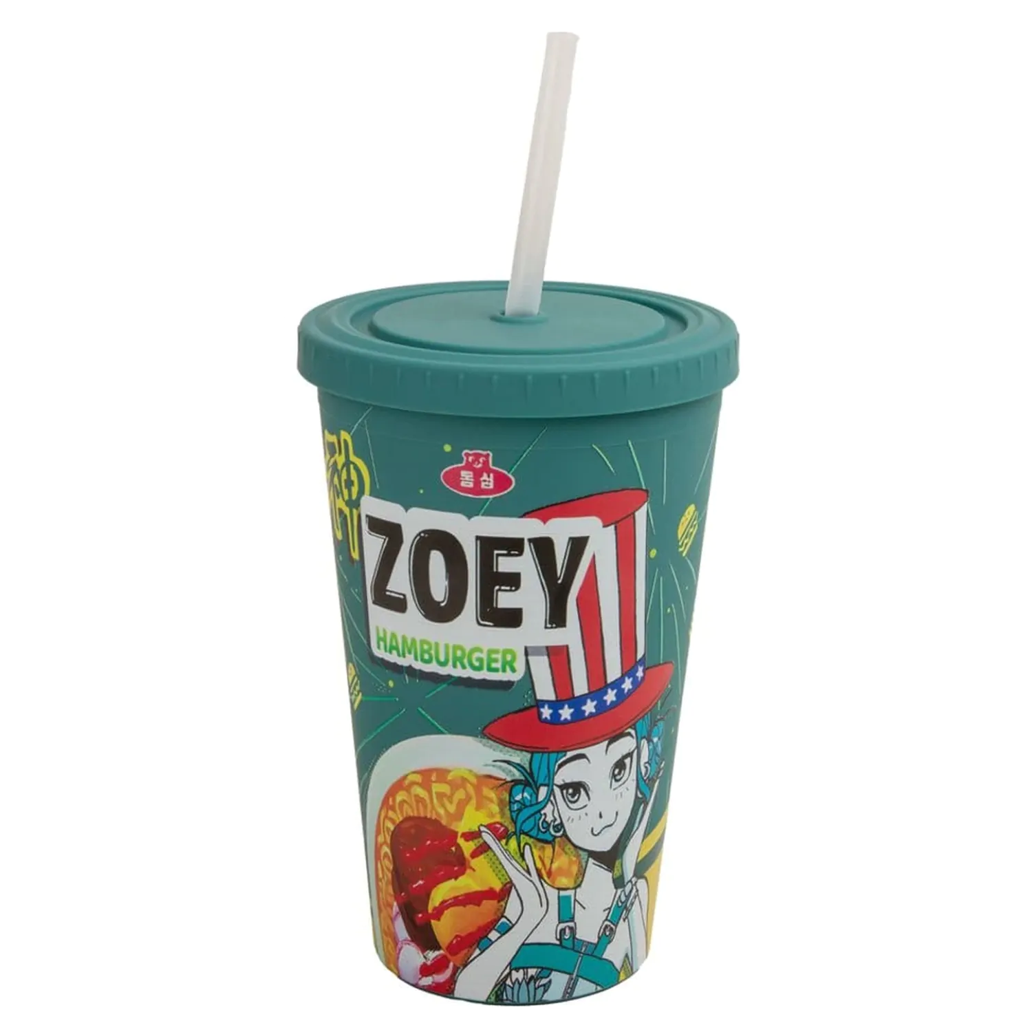 KPop Demon Hunters Tumbler Zoey Hamburger pohár produktová fotografia