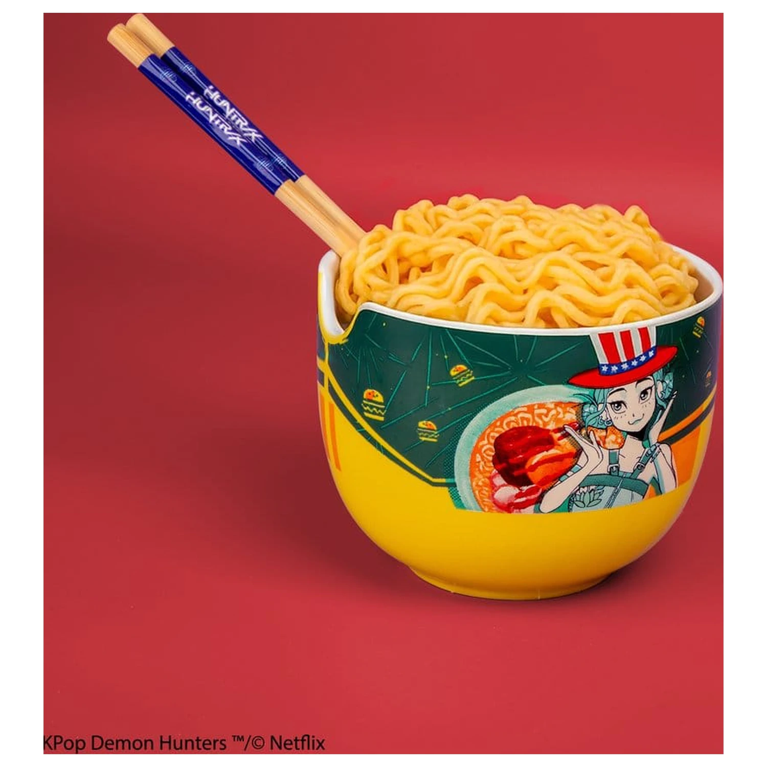 KPop Demon Hunters Ramen miska s paličkami Zoey Hamburger produktová fotografia