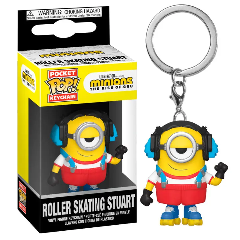 Pocket POP kľúčenka Minions 2 Roller Skating Stuart produktová fotografia