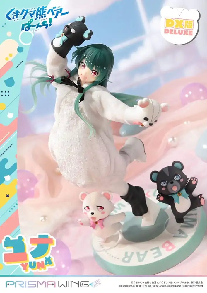 Kuma Kuma Kuma Bear Punch! Prisma Wing PVC Socha 1/7 Yuna Deluxe Version 28 cm produktová fotografia