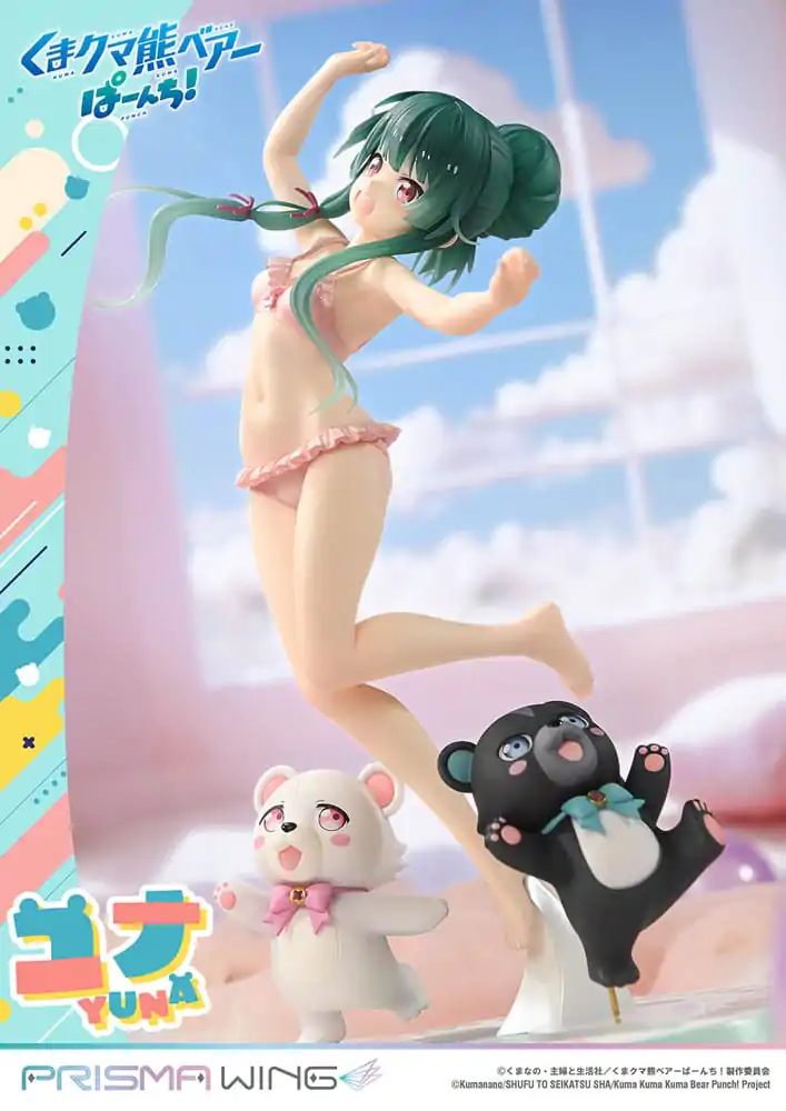 Kuma Kuma Kuma Bear Punch! Prisma Wing PVC Socha 1/7 Yuna Deluxe Version 28 cm produktová fotografia