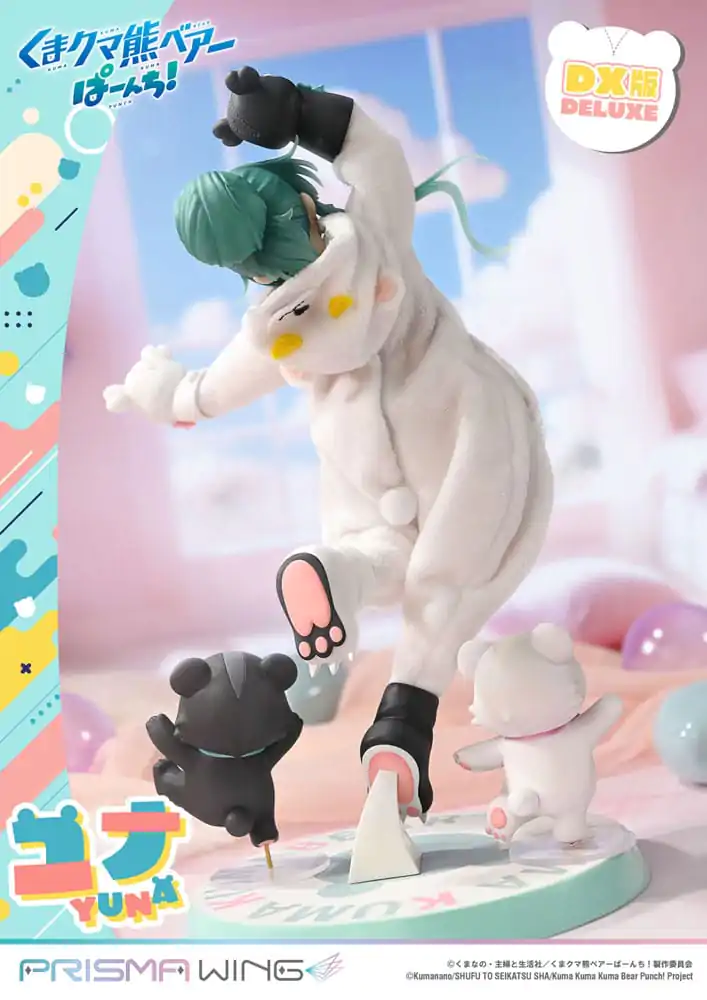 Kuma Kuma Kuma Bear Punch! Prisma Wing PVC Socha 1/7 Yuna Deluxe Version 28 cm produktová fotografia