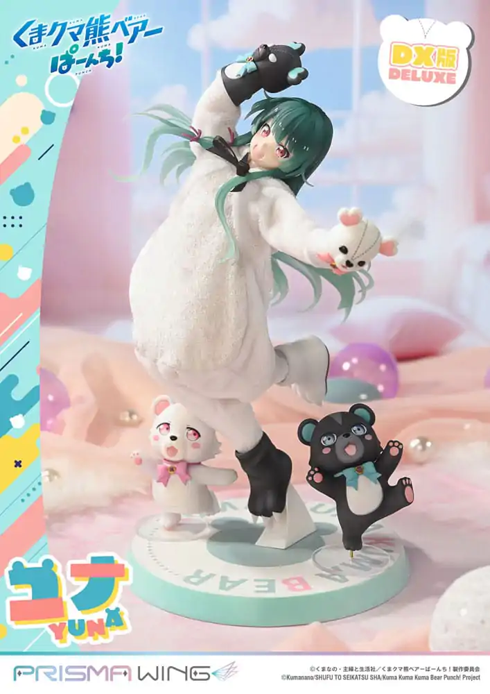 Kuma Kuma Kuma Bear Punch! Prisma Wing PVC Socha 1/7 Yuna Deluxe Version 28 cm produktová fotografia