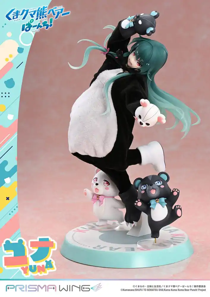 Kuma Kuma Kuma Bear Punch! Prisma Wing PVC socha 1/7 Yuna 28 cm produktová fotografia