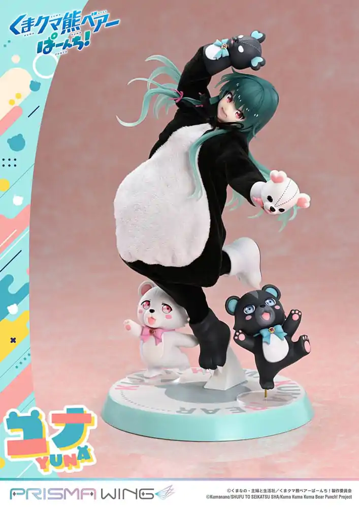 Kuma Kuma Kuma Bear Punch! Prisma Wing PVC socha 1/7 Yuna 28 cm produktová fotografia