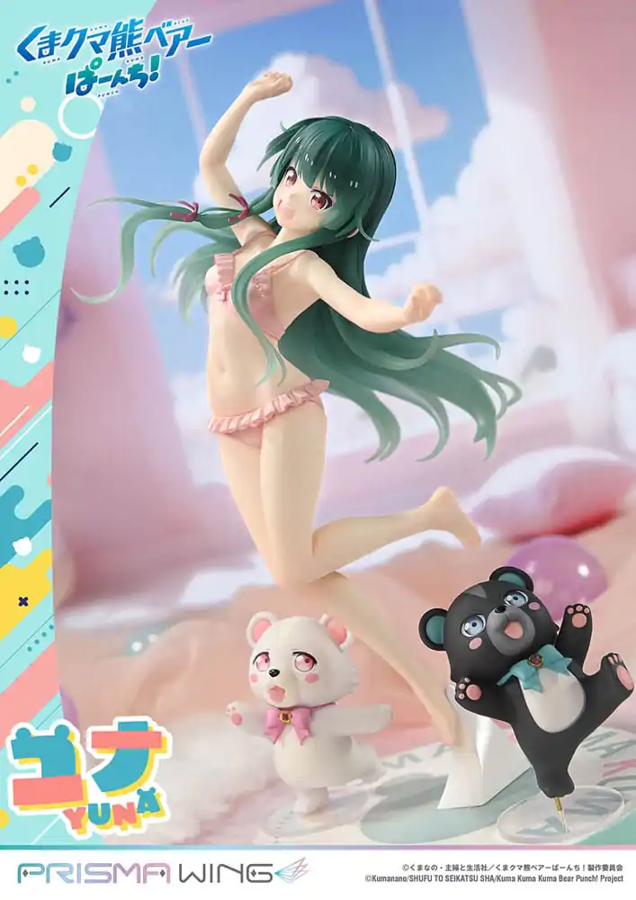 Kuma Kuma Kuma Bear Punch! Prisma Wing PVC socha 1/7 Yuna 28 cm produktová fotografia