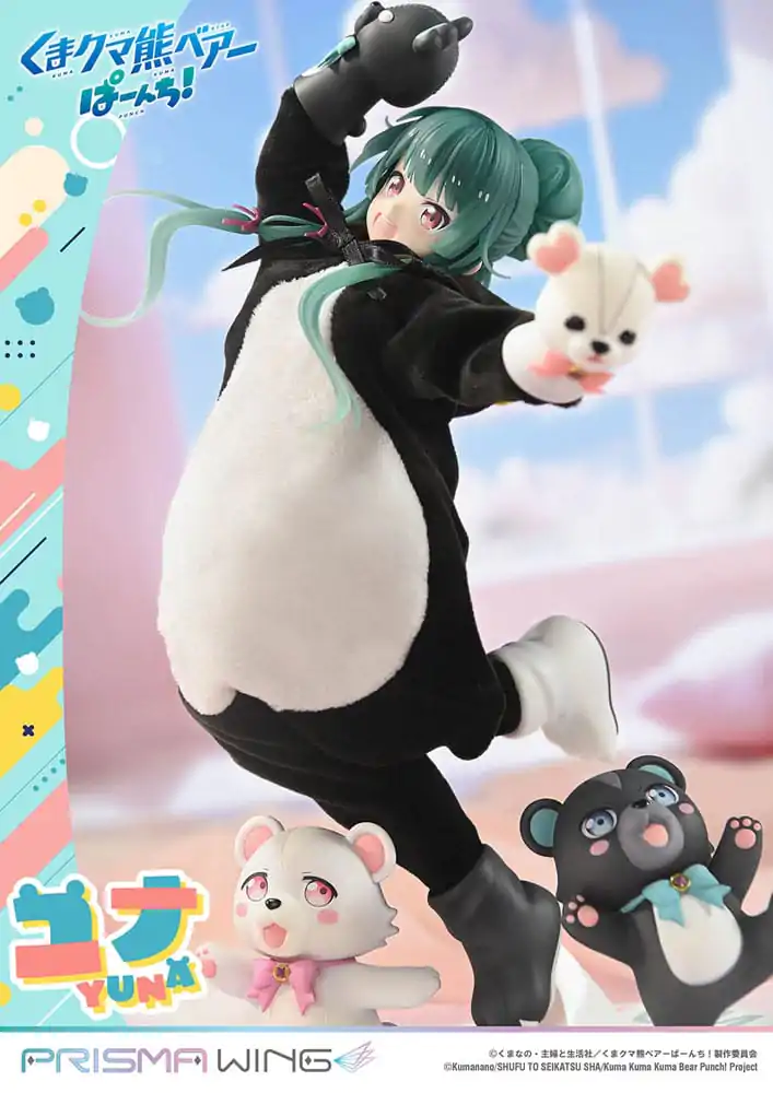 Kuma Kuma Kuma Bear Punch! Prisma Wing PVC socha 1/7 Yuna 28 cm produktová fotografia
