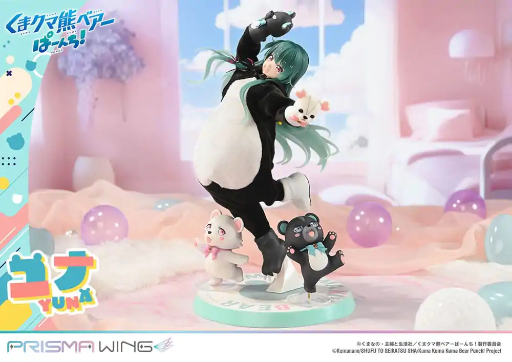 Kuma Kuma Kuma Bear Punch! Prisma Wing PVC socha 1/7 Yuna 28 cm produktová fotografia