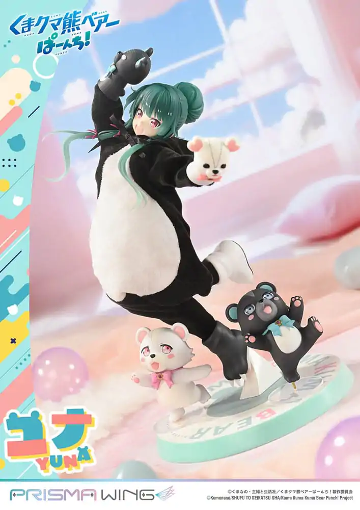 Kuma Kuma Kuma Bear Punch! Prisma Wing PVC socha 1/7 Yuna 28 cm produktová fotografia