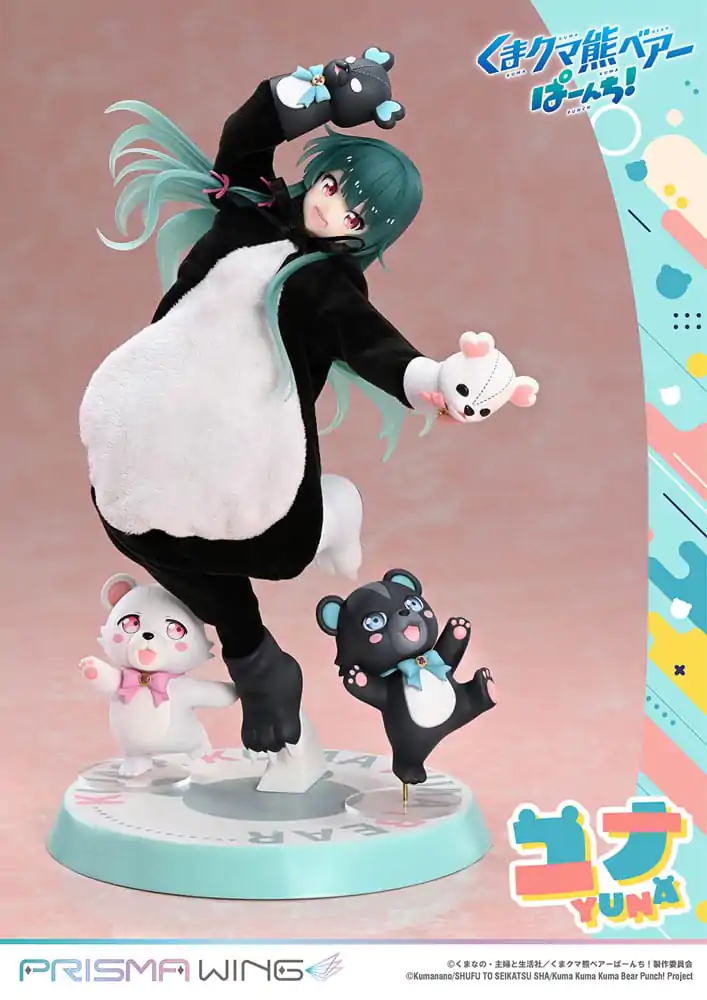 Kuma Kuma Kuma Bear Punch! Prisma Wing PVC socha 1/7 Yuna 28 cm produktová fotografia