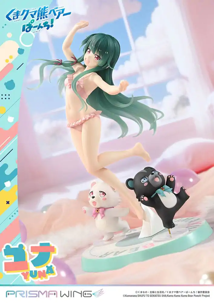 Kuma Kuma Kuma Bear Punch! Prisma Wing PVC socha 1/7 Yuna 28 cm produktová fotografia