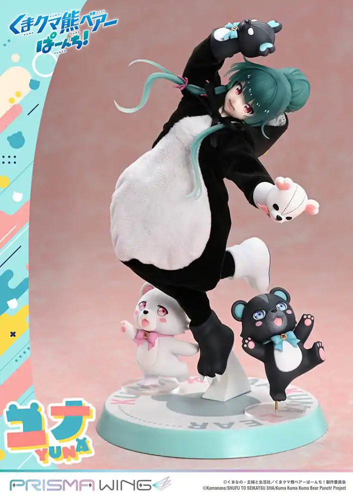Kuma Kuma Kuma Bear Punch! Prisma Wing PVC socha 1/7 Yuna 28 cm produktová fotografia