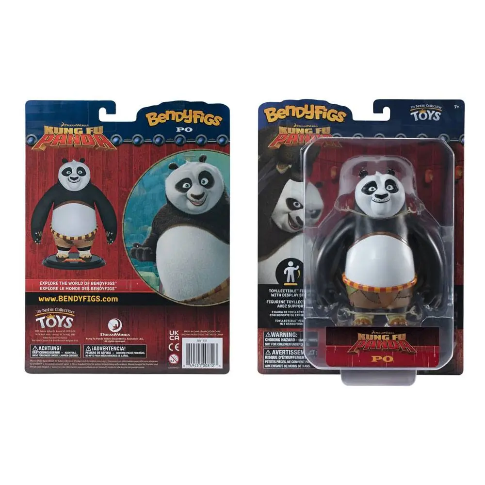 Kung Fu Panda Bendyfigs ohybná figúrka Po Ping 15 cm termékfotó