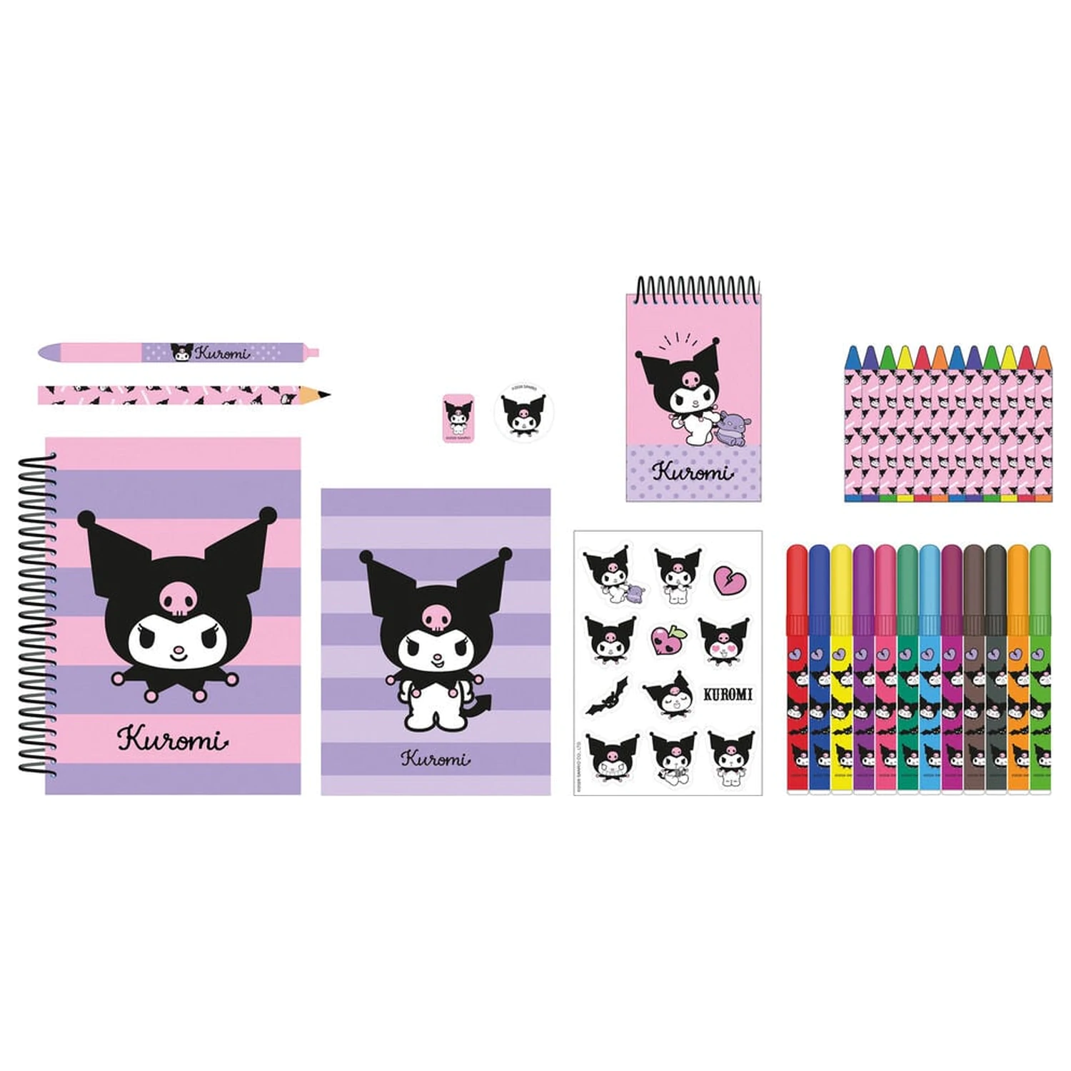 Kuromi Hello Kitty sada aktivít 43 kusov produktová fotografia